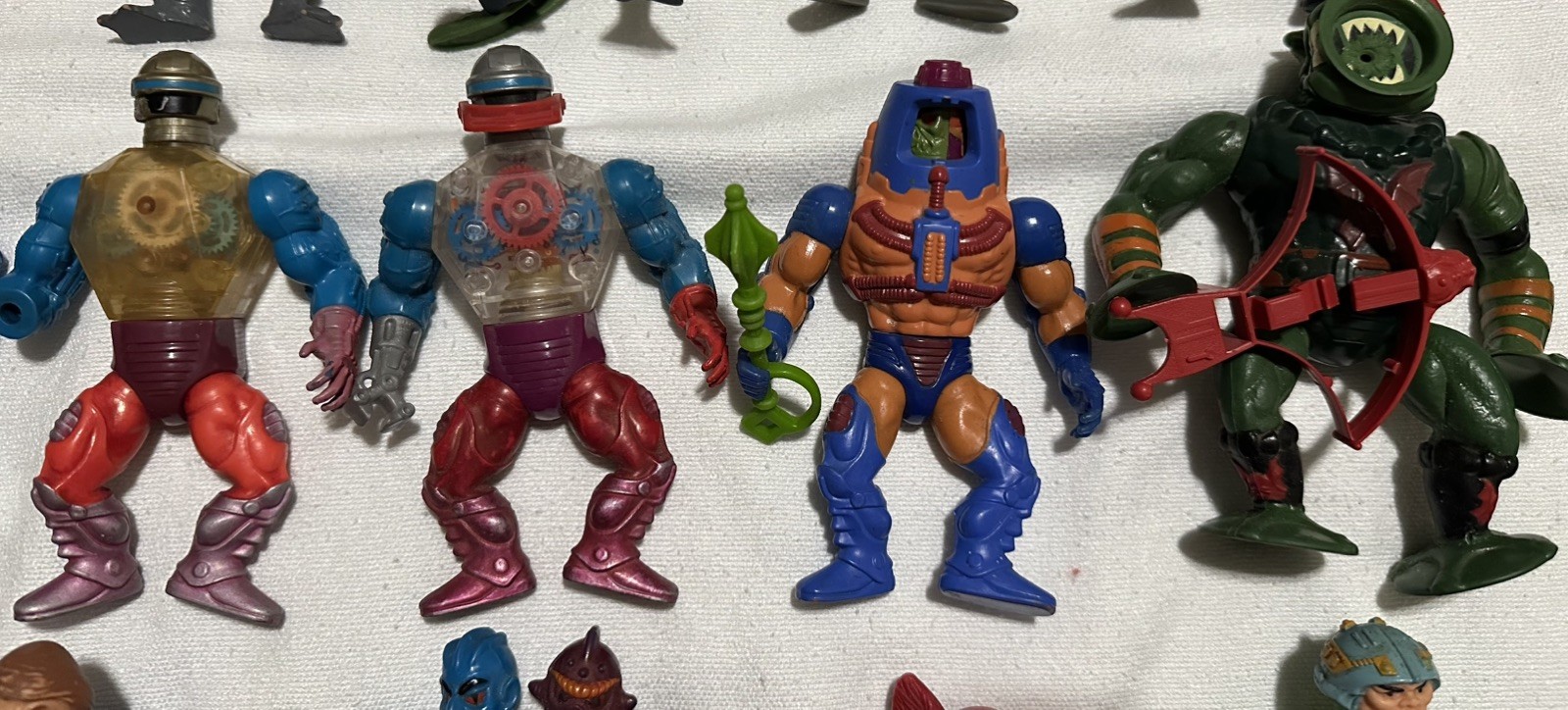 Vintage MOTU Masters Of The Universe Lot Of 19 Action Figures 1980’s He-man
