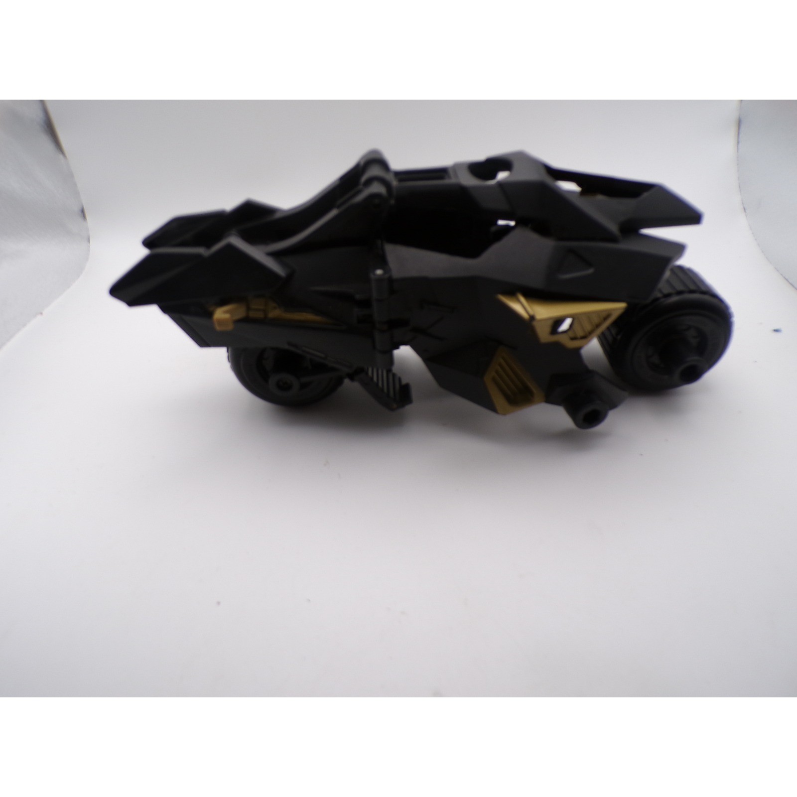 Batman The Dark Knight Rises Batcycle Motorcycle Toy Vehicle Black Gold