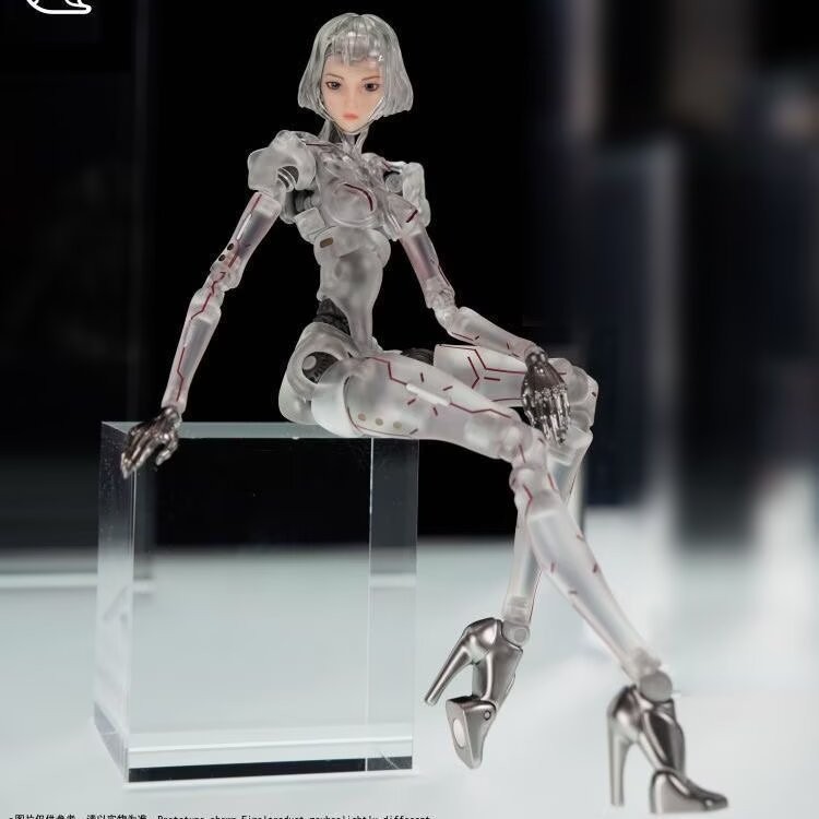 Female AI Agent Maiden Type C1 Transparent Ver. 1/12 Action Figure 17cm Statue