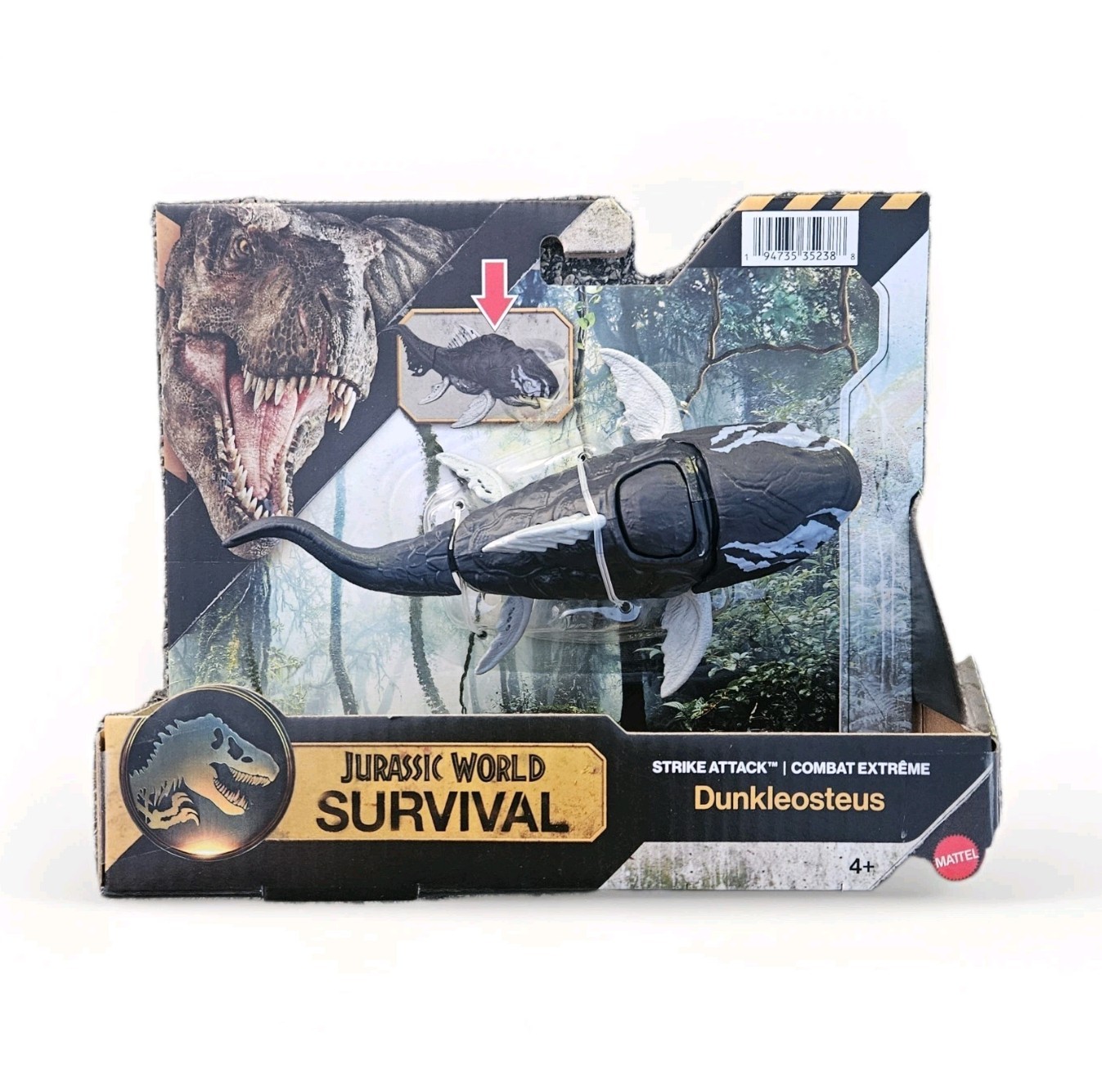 Jurassic World Survival Strike Attack Dunkleosteus Action Figure JKL73 🆕