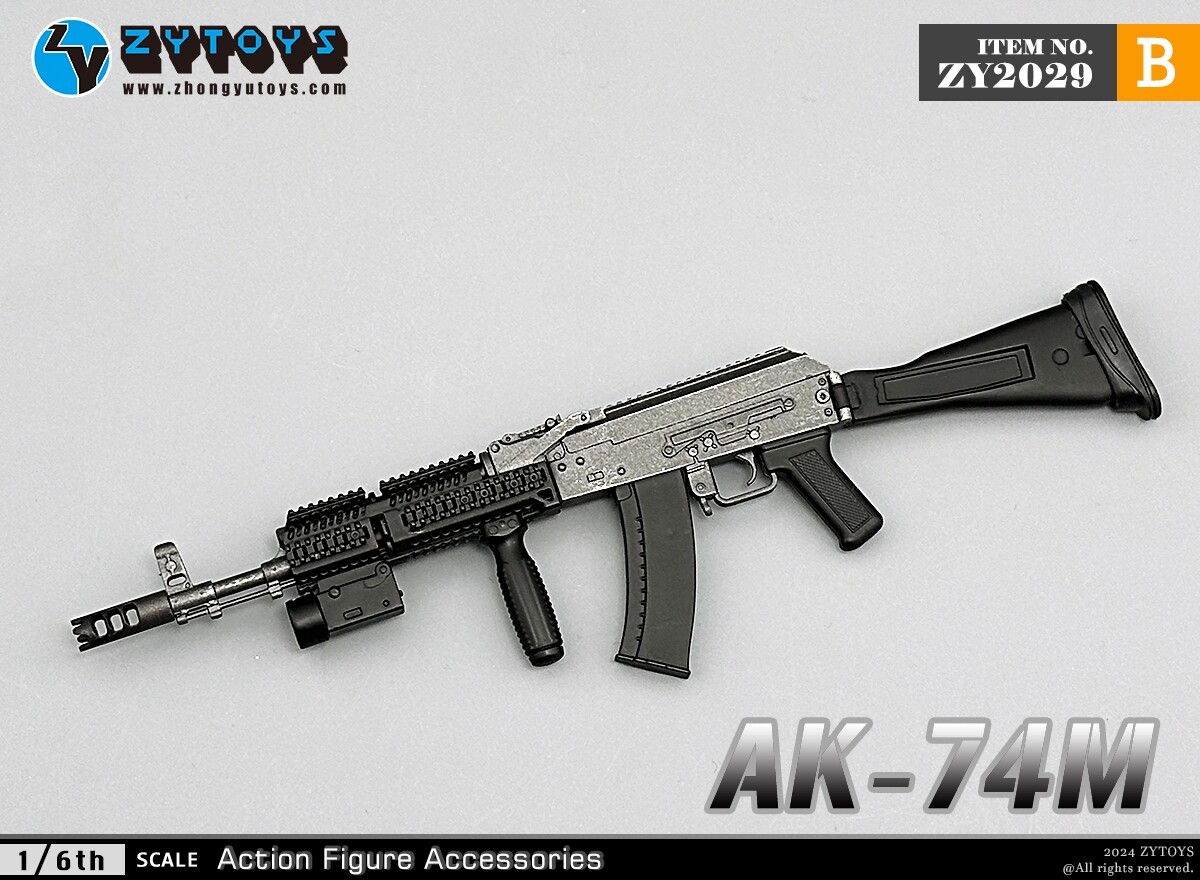 1/6 AK74M Gun Rifle Weapon Model for 12” Figure Soldier Military PHICEN ❶USA❶