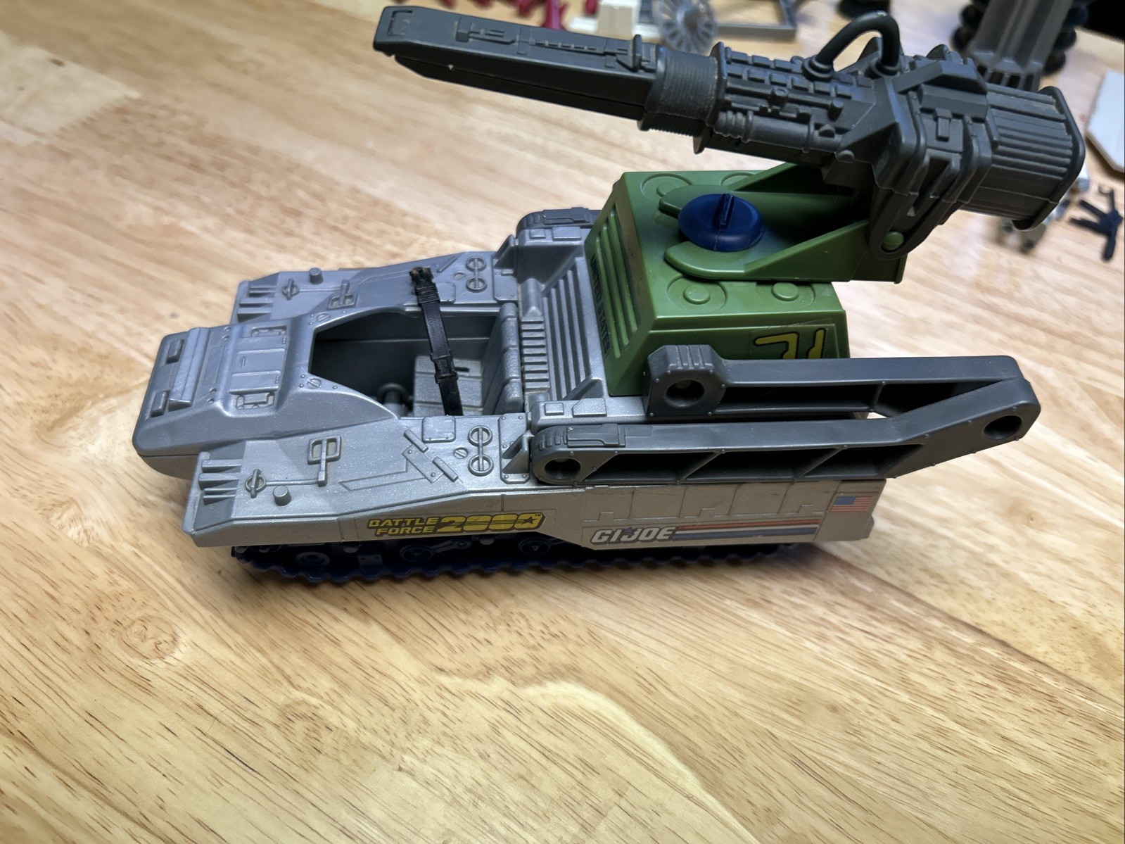 1989 HASBRO GI JOE PULVERIZER BATTLE FORCE 2000 VEHICLE 100% COMPLETE *ML