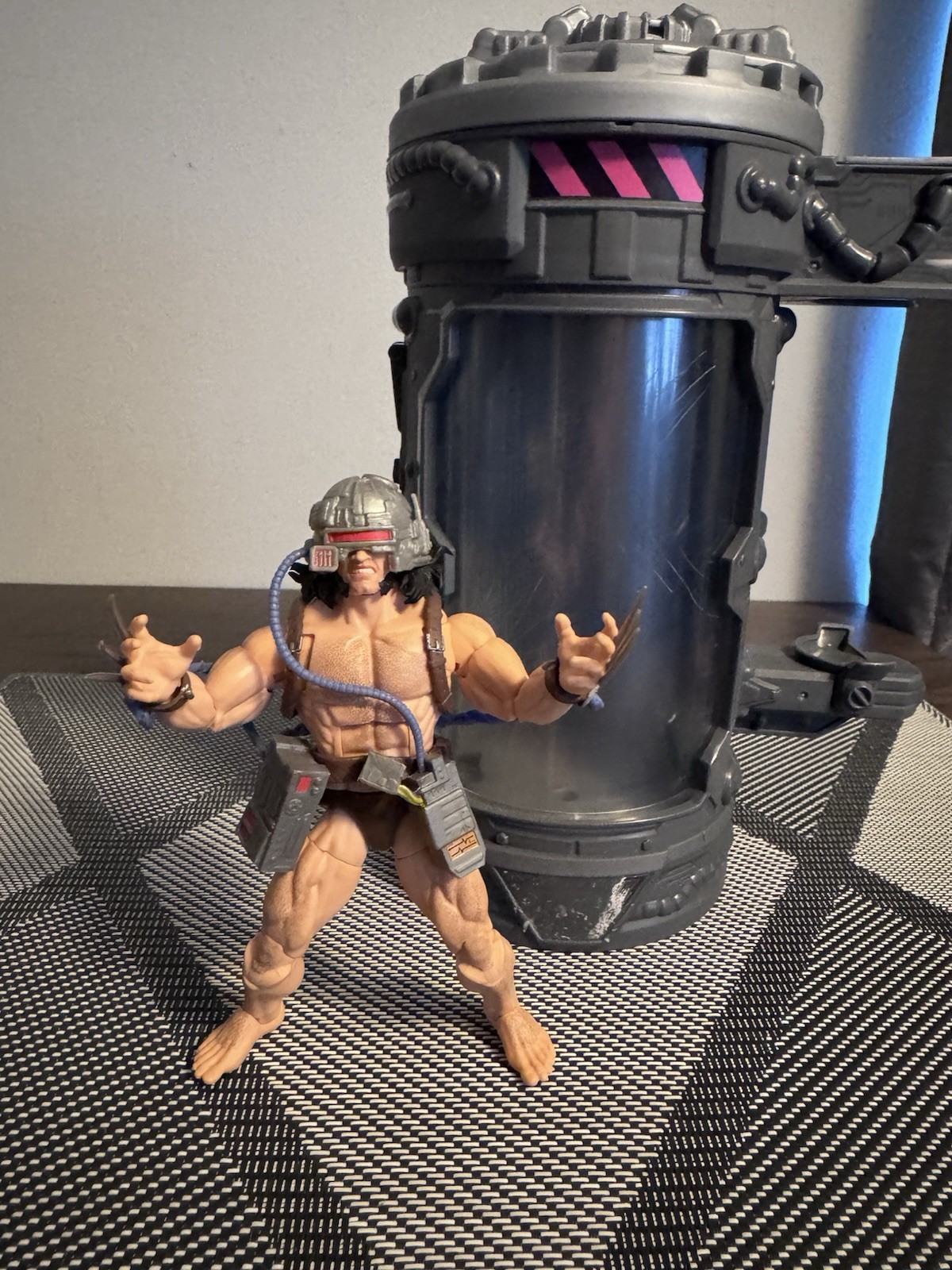 Custom Marvel Legends Weapon X Chamber With Wolverine Figure