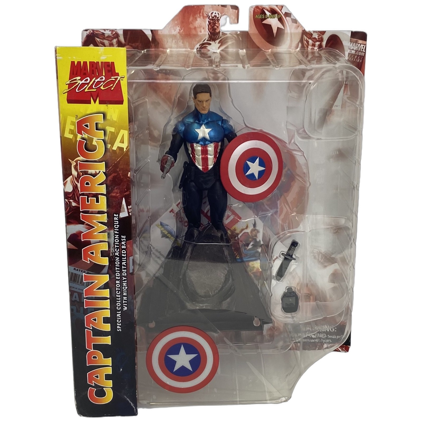 Marvel Select Captain America Action Figure 2008 Diamond Select Sealed New
