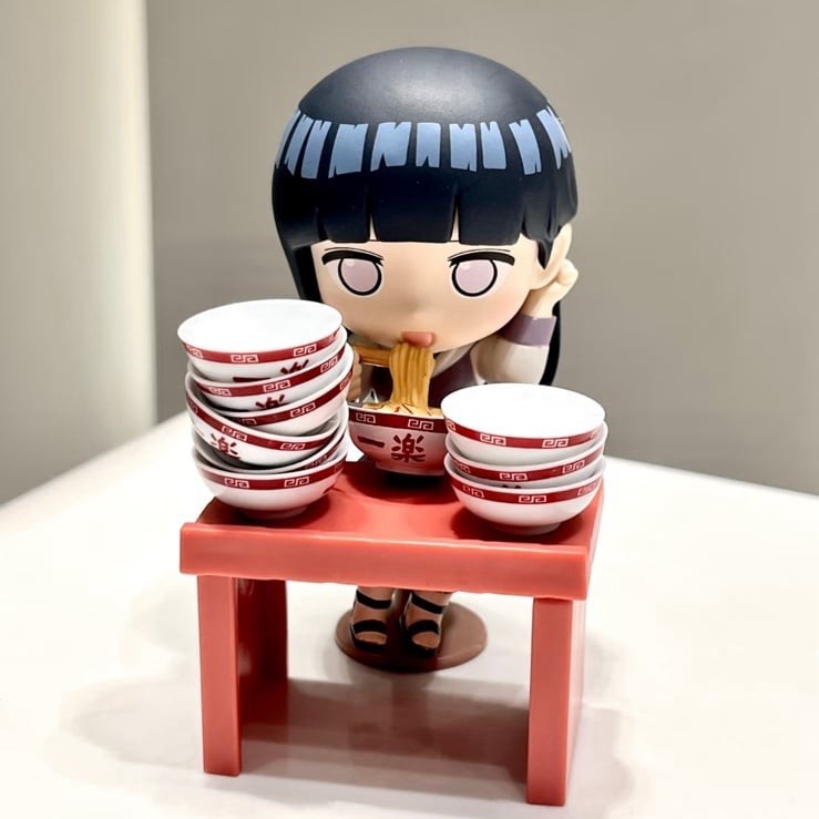 Hinata Hyuga Naruto Ichiraku Ramen scene chibi figure toy collectible blind box