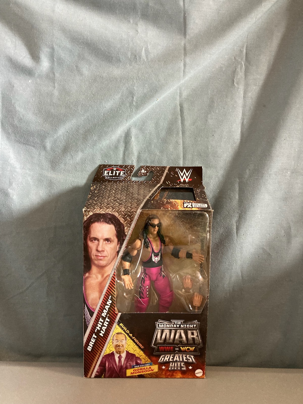 WWE Mattel Elite Monday Night War Greatest Hits 2 Bret Hart Figure