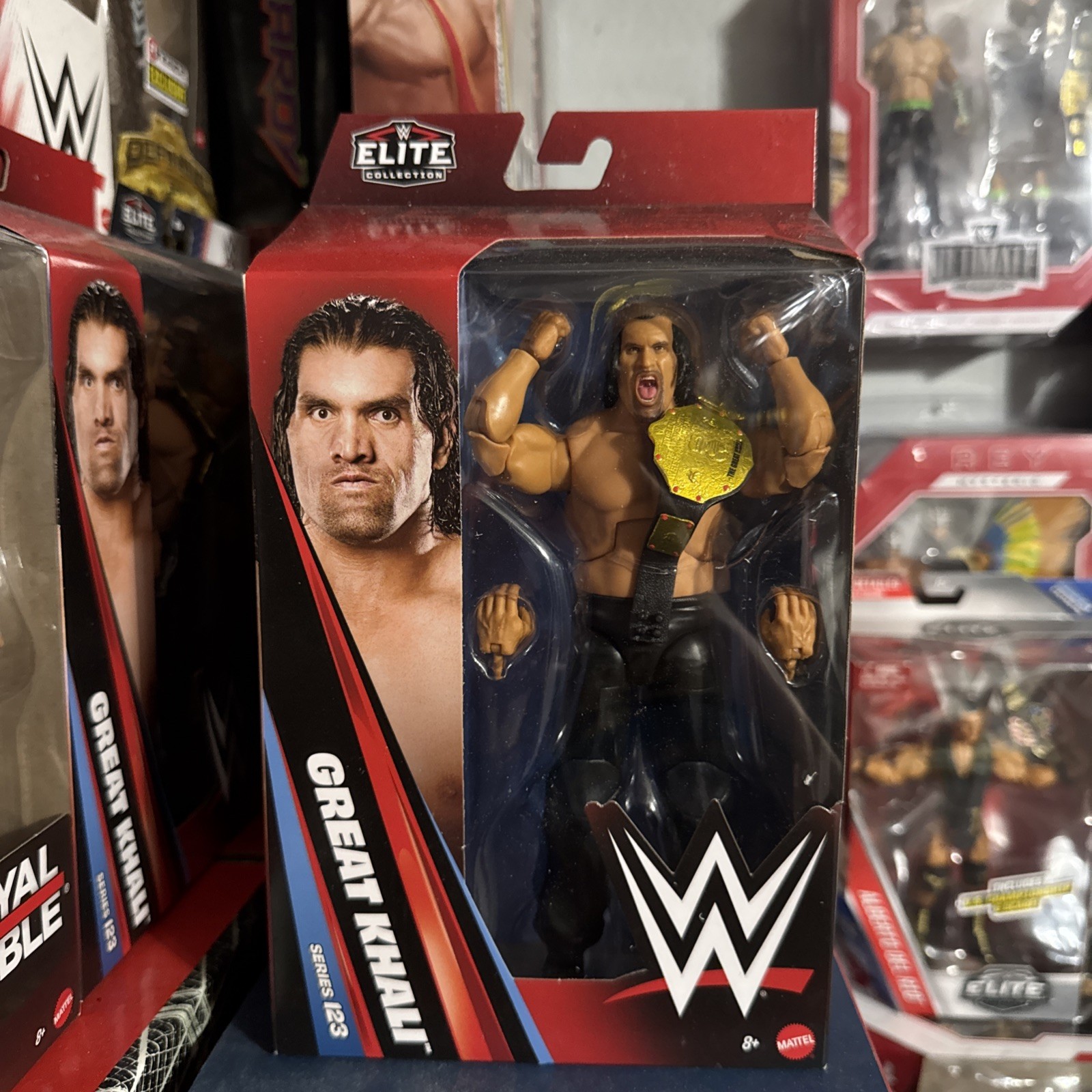 WWE Elite Series 123 Great Khali Action Figure Heavyweight Belt