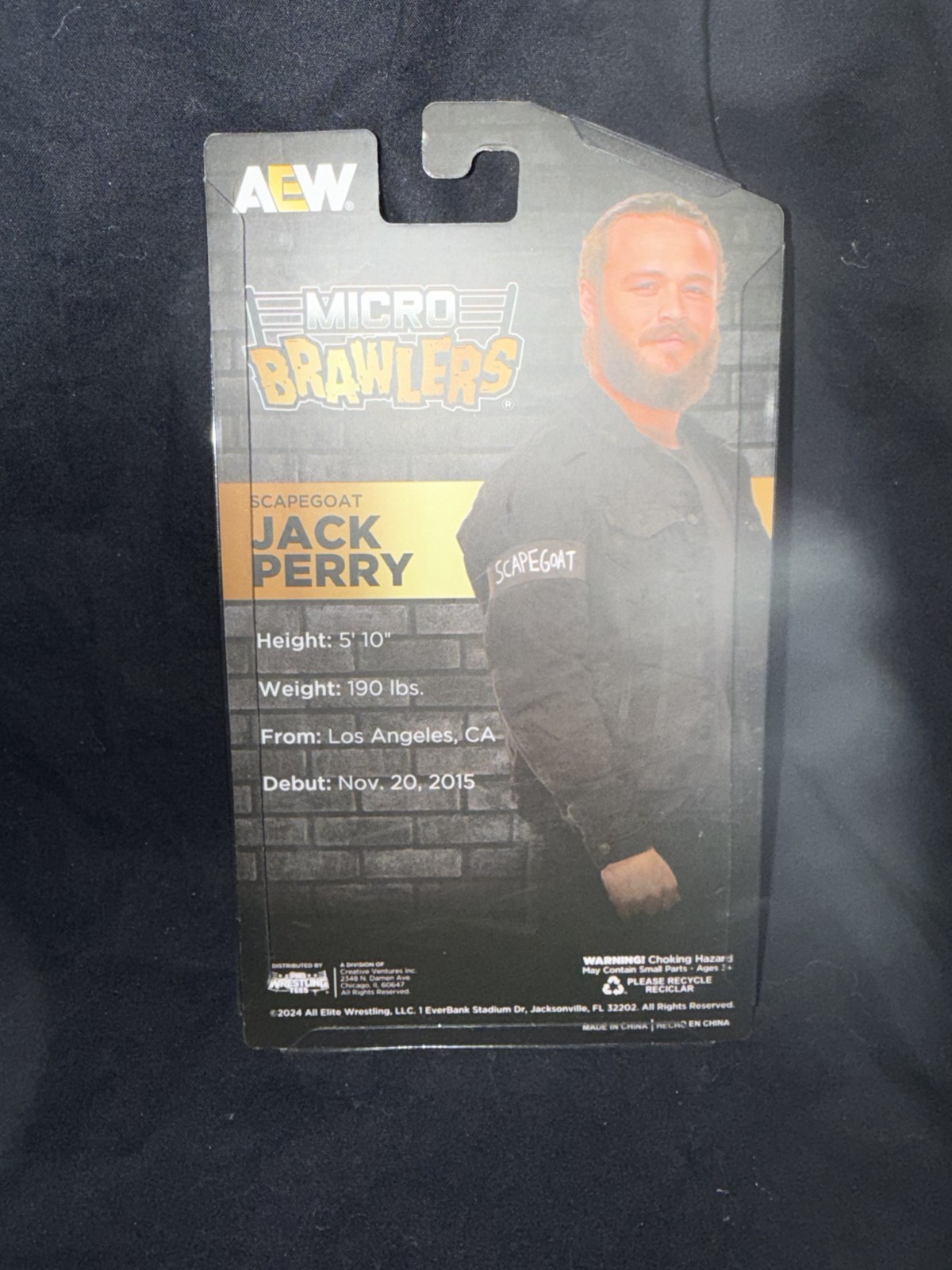 AEW Micro Brawlers Scapegoat Jack Parry CHASE Wrestling Figure ProWrestlingTees