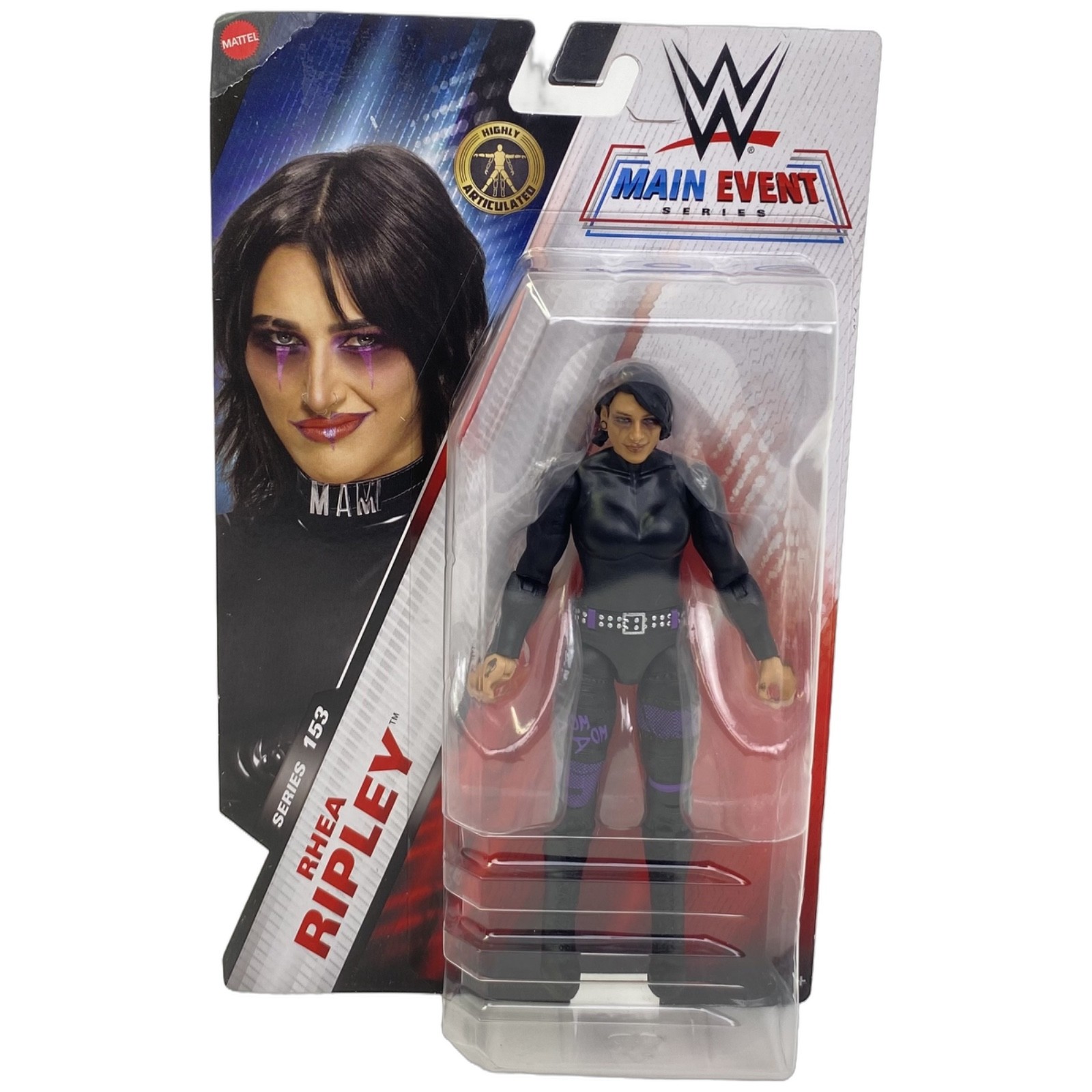 WWE Main Event Series Rhea Ripley 6″ Action Figure Mattel New Basic Series 153