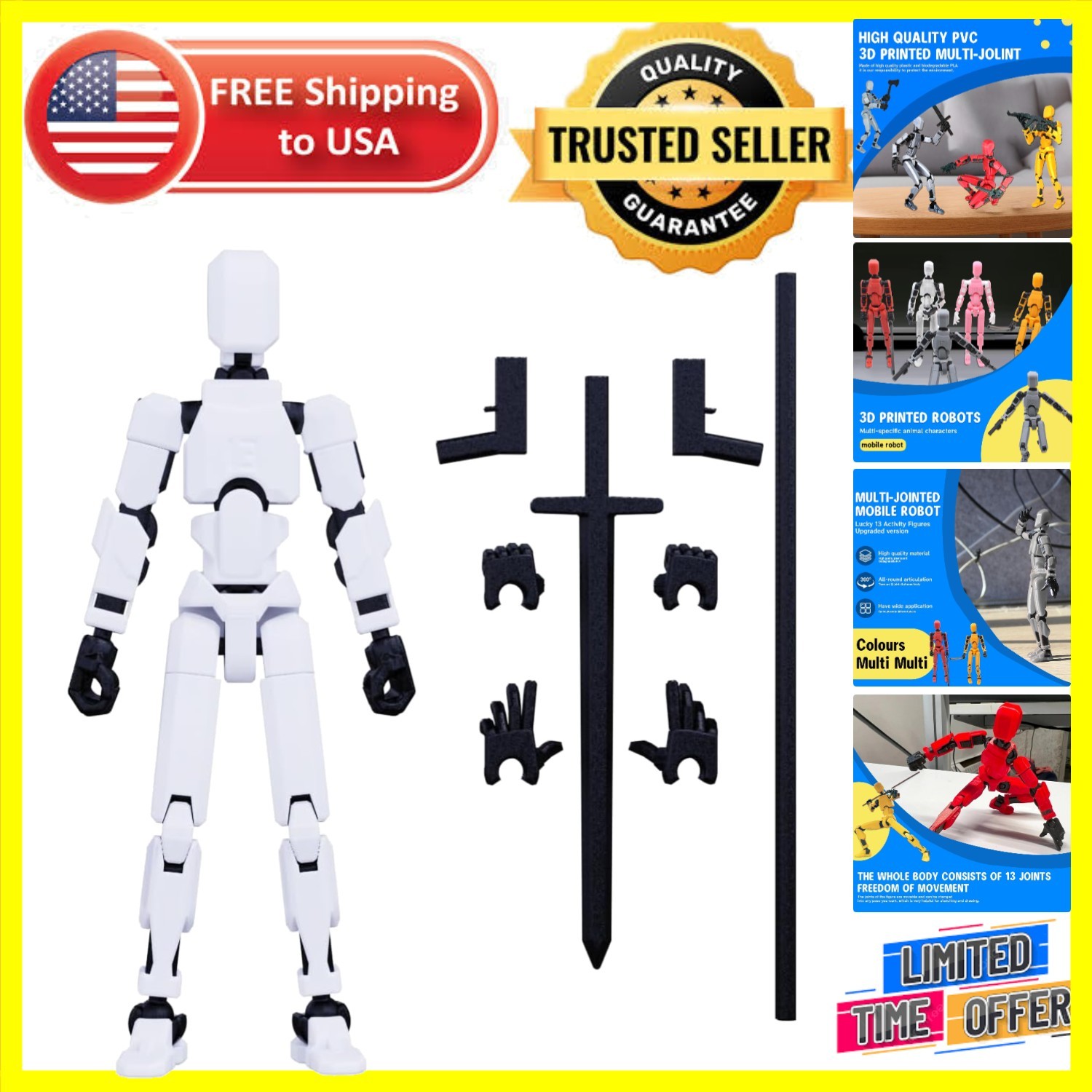 High-Quality Titan 13 Action Figure – 3D Printed with Endless Customization