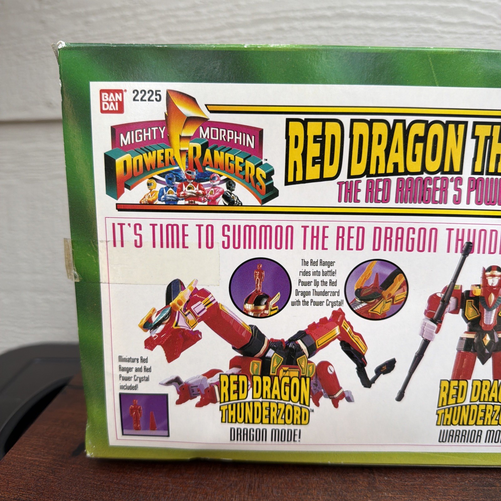 Red Dragon Thunderzord Power Rangers 1994 Bandai Action Figure NEW Box Damage