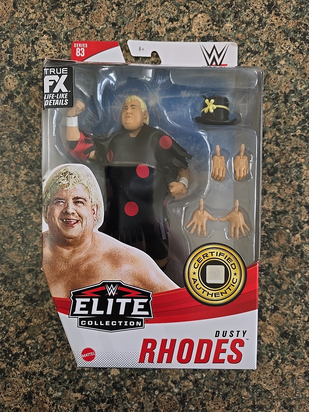 WWE Elite Series 83 Dusty Rhodes Brand New Sealed Packaging Isnt Mint