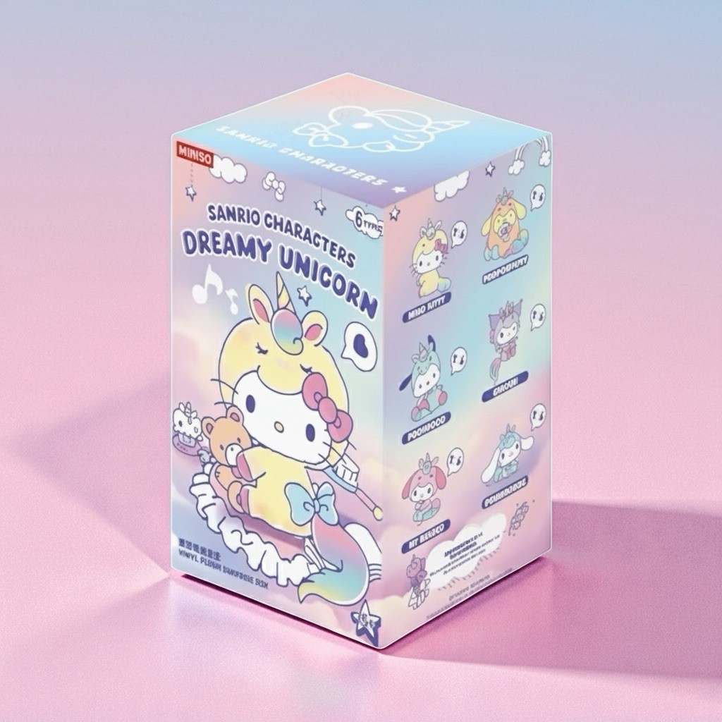 MINISO Sanrio Dreamy Unicorn Series Blind Box Vinyl Plush Figure – Authentic