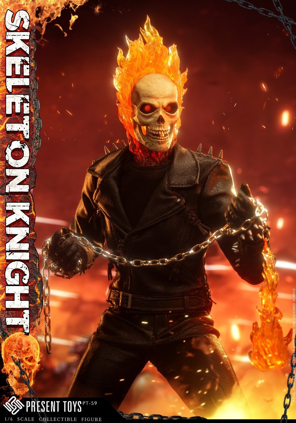 New Premium Toys Ghost Rider 1/6 12″ Action Figure Toy Collection PT-59 IN STOCK