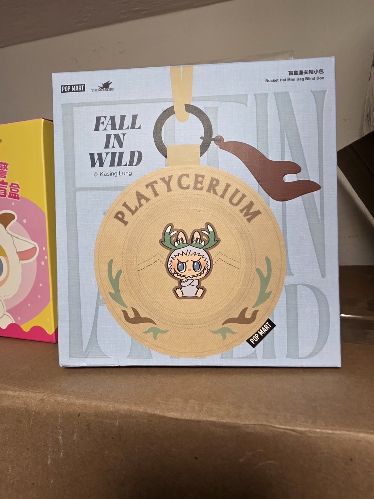 NEW Fall In Wild Monsters Labubu Bucket Hat Mini Bag Blind Box UNOPENED in box