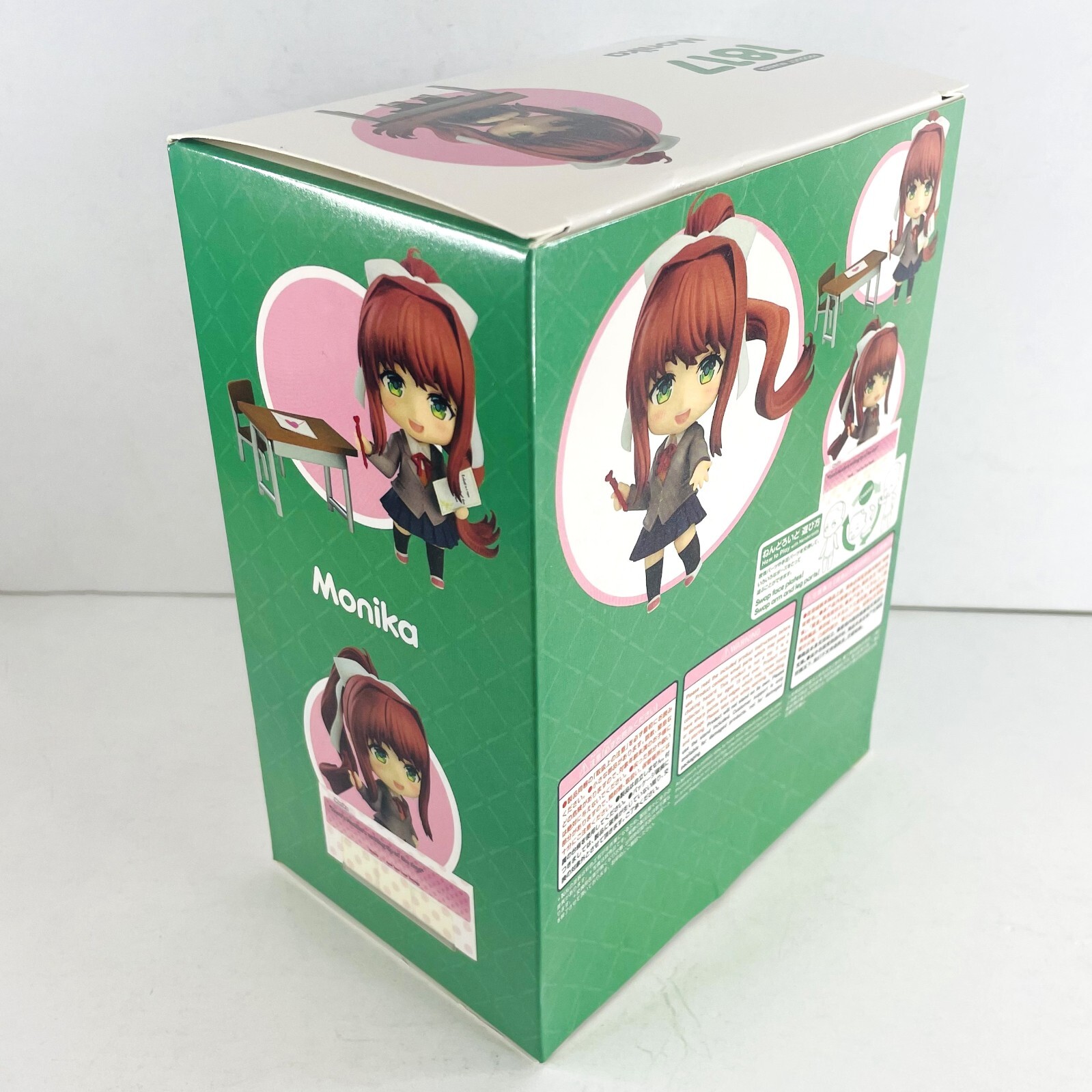 Doki Doki Literature Club! Monika PVC Action Figure Statue Toys Gift w/Accessory