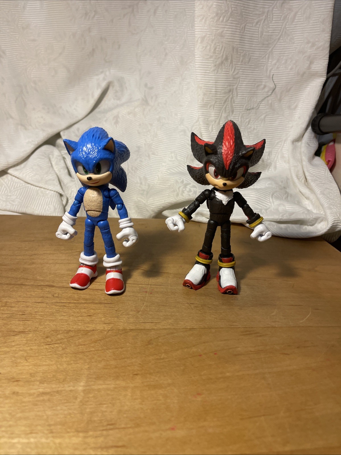 Jakks Pacific Sonic The Hedgehog 3 Shadow and Sonic 5″ Movie Figure Lot