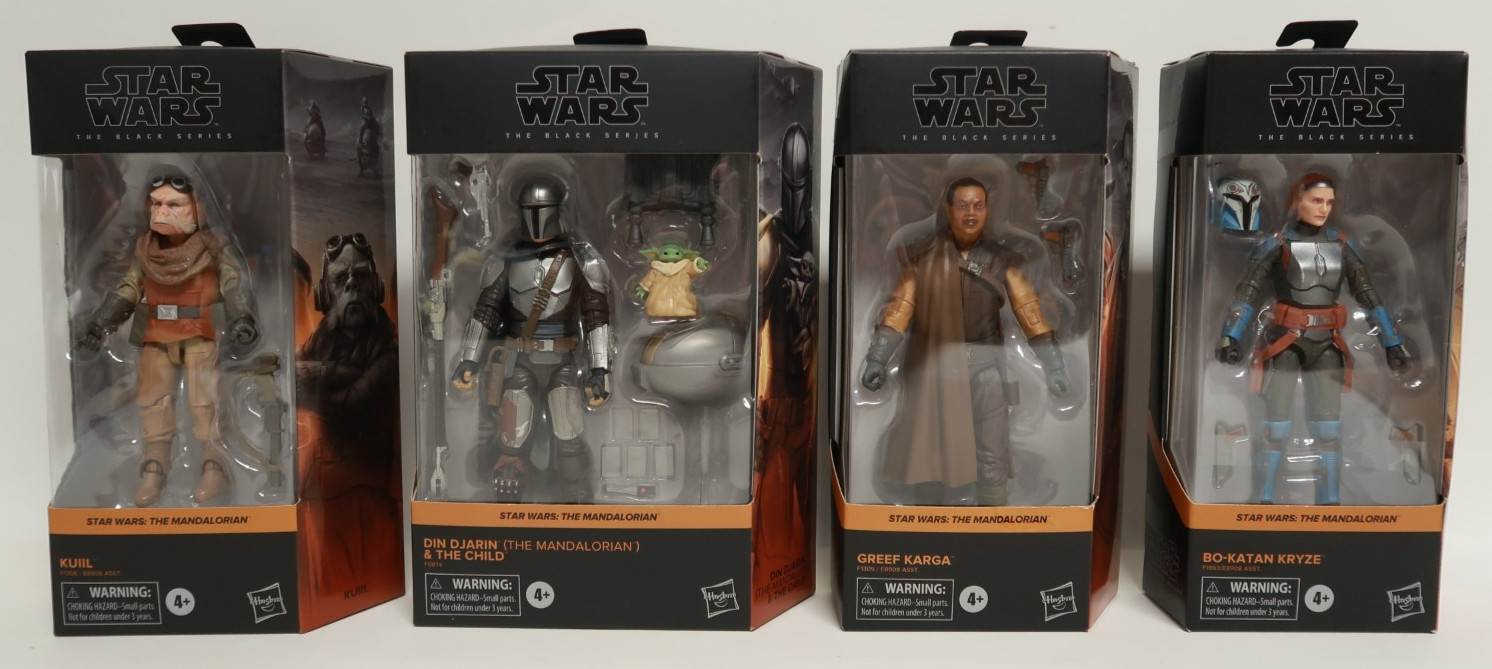 Din Djarin Child Kuiil Bo-Katan Kryze Greef Karga Star Wars The Black Series Set