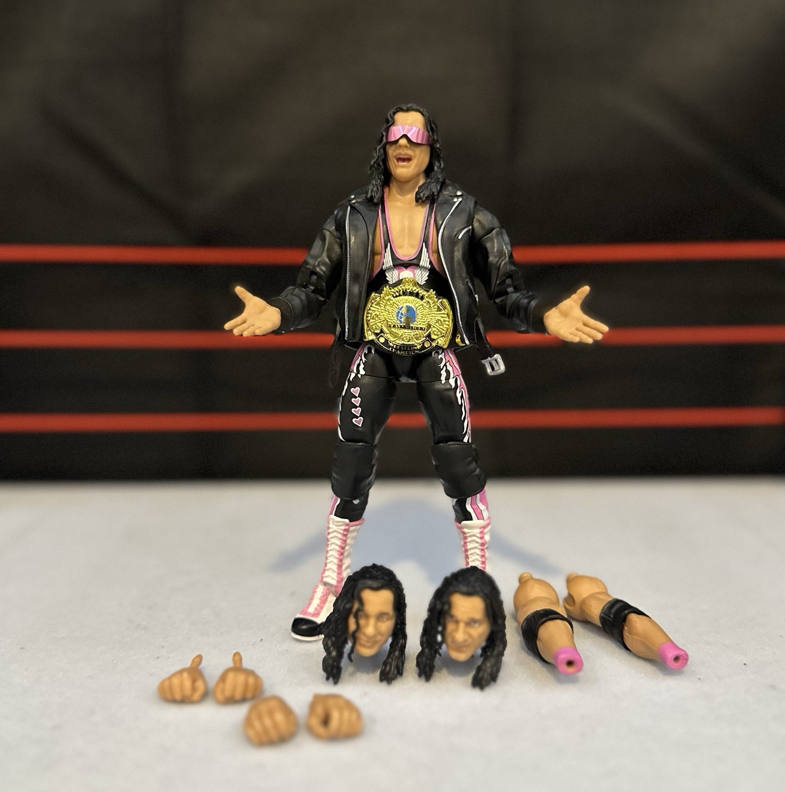 WWE Ultimate Edition Bret Hitman Hart Monday Night Wars Series 1 loose complete