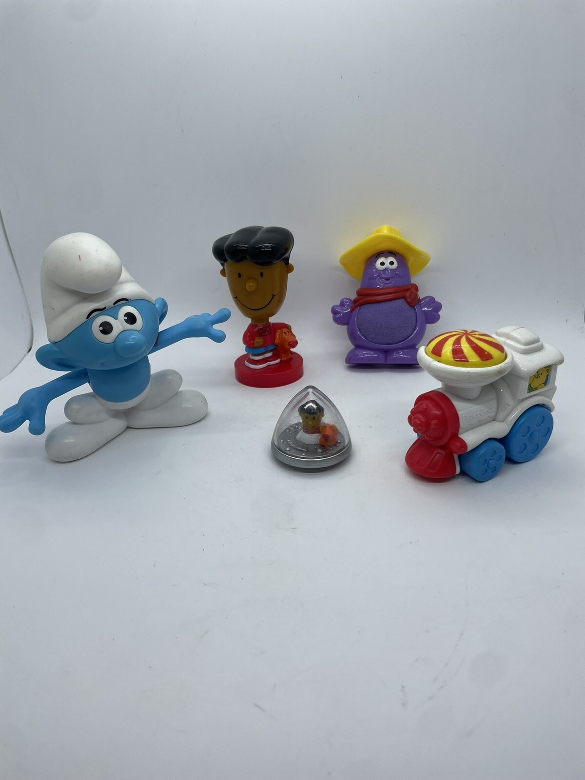 Lot #2: 19 Toddler Kid Character Toys Happy Meal Etc USED Read Description Gift