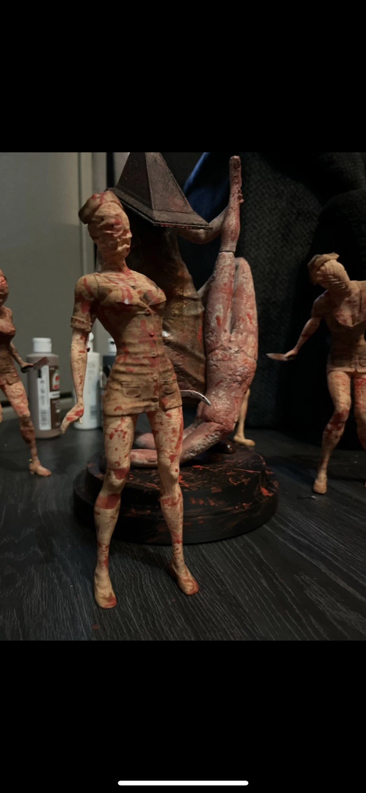 12 inch Silent Hill Pyramid Head and 4 Nurses Collectible Figures