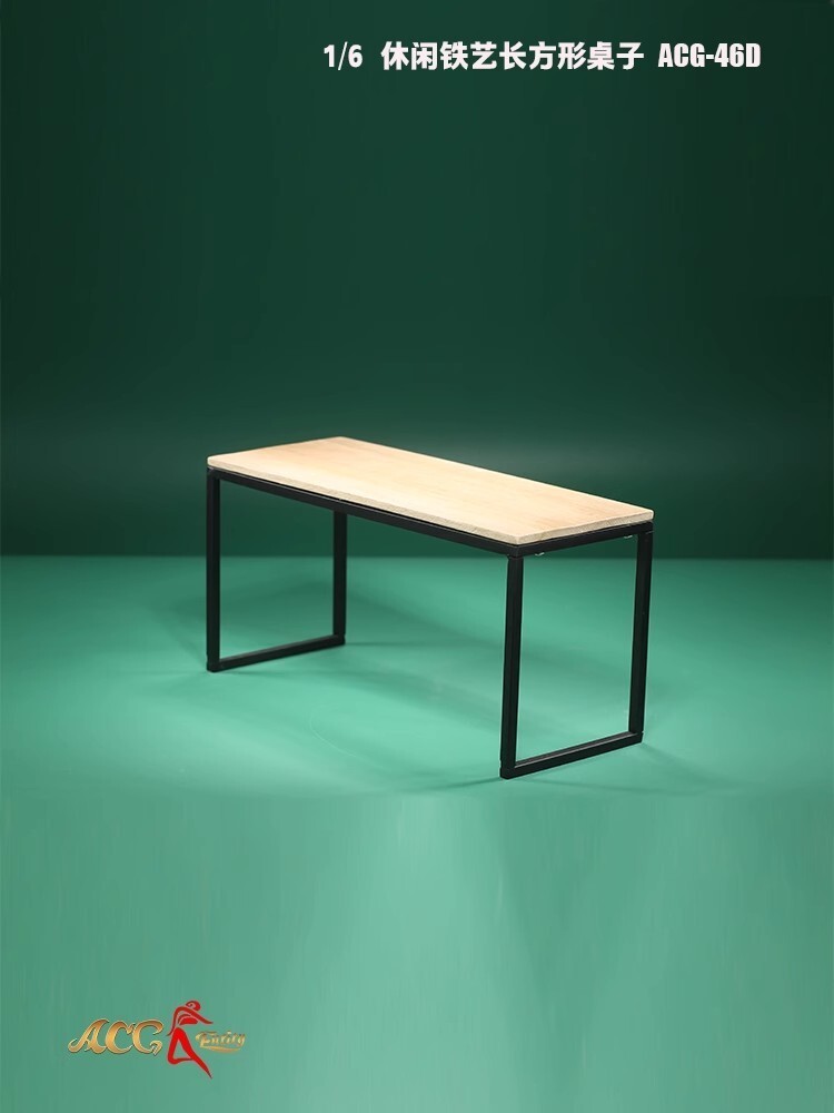 1/6 Casual Rectangular Table Furniture Model Fit 12″ Male Action Figure Body Toy