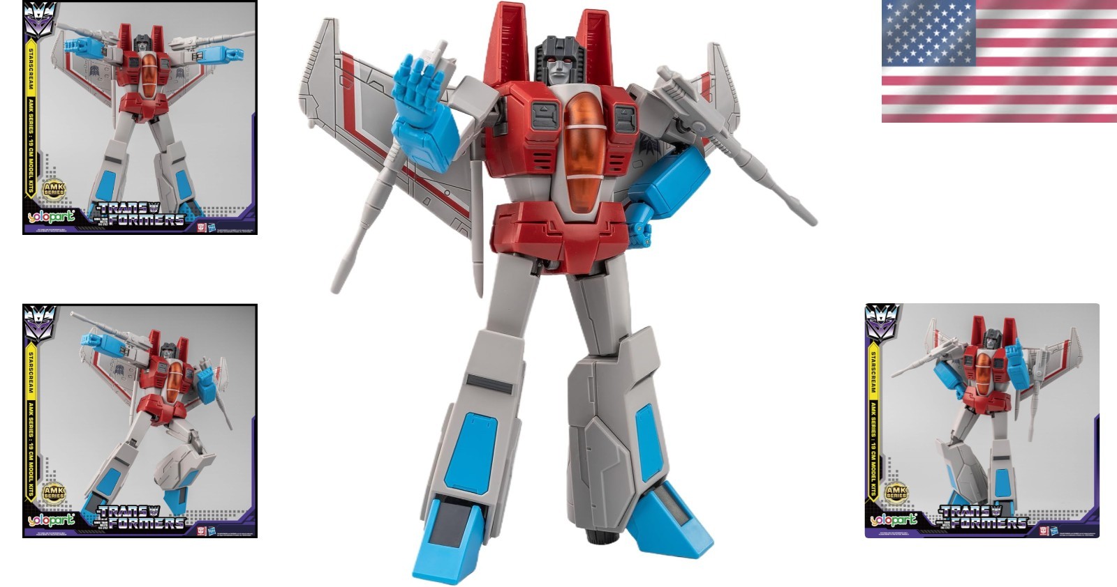 Nostalgic Starscream Toy – G1 Series 7.48 Inch Action Figure