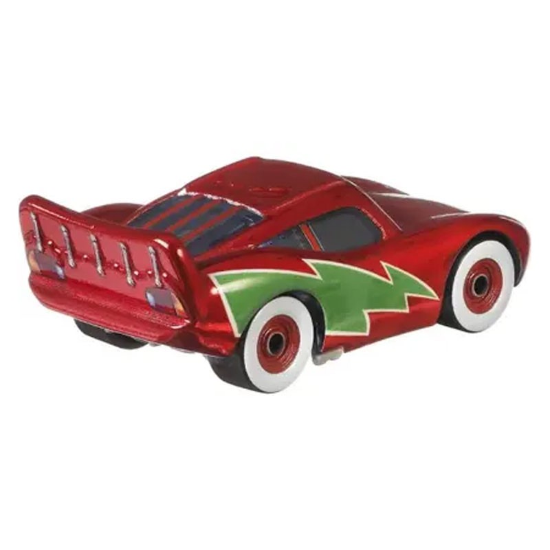 Disney Pixar Cars Movie #95 Christmas Lightning McQueen 1:55 Diecast Model Car