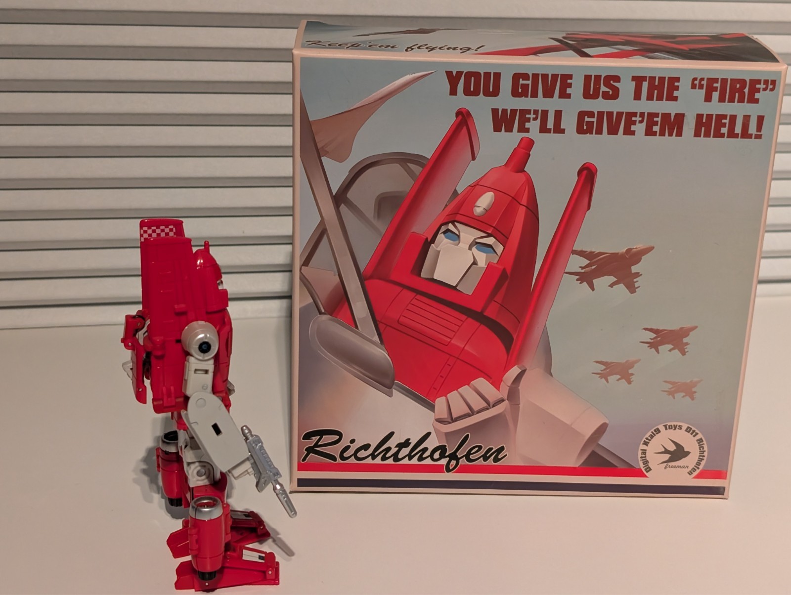DX9 Richthofen Powerglide Transformers Masterpiece MP Scale Complete Mint