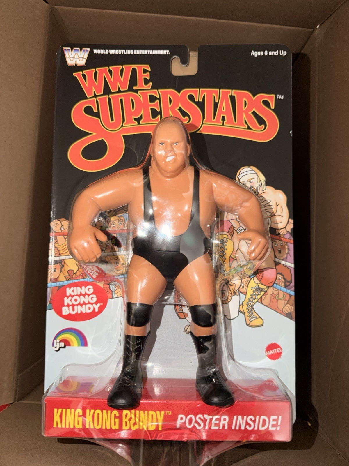 Mattel WWE Superstars King Kong Bundy Action Figure Exclusive Black Card Chase
