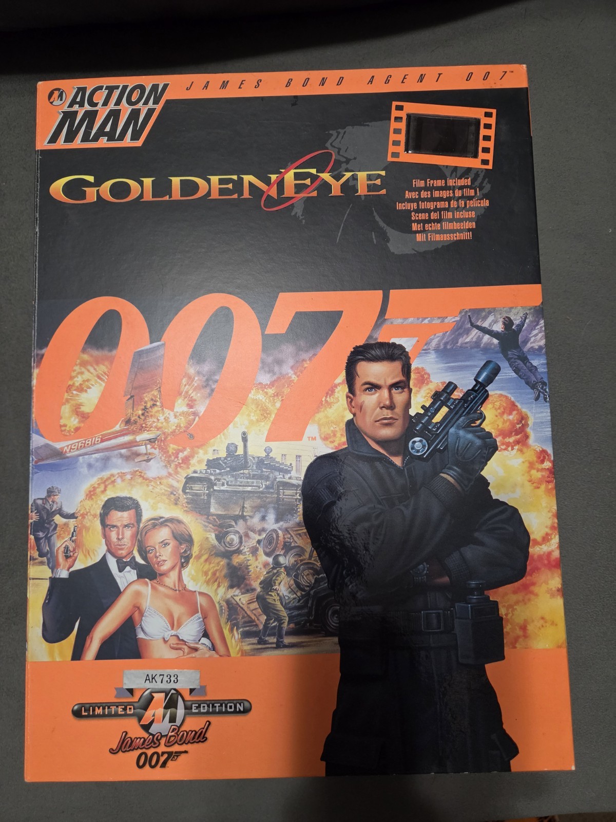 Action Man James Bond Figure. Golden Eye 12″ Figure In Box