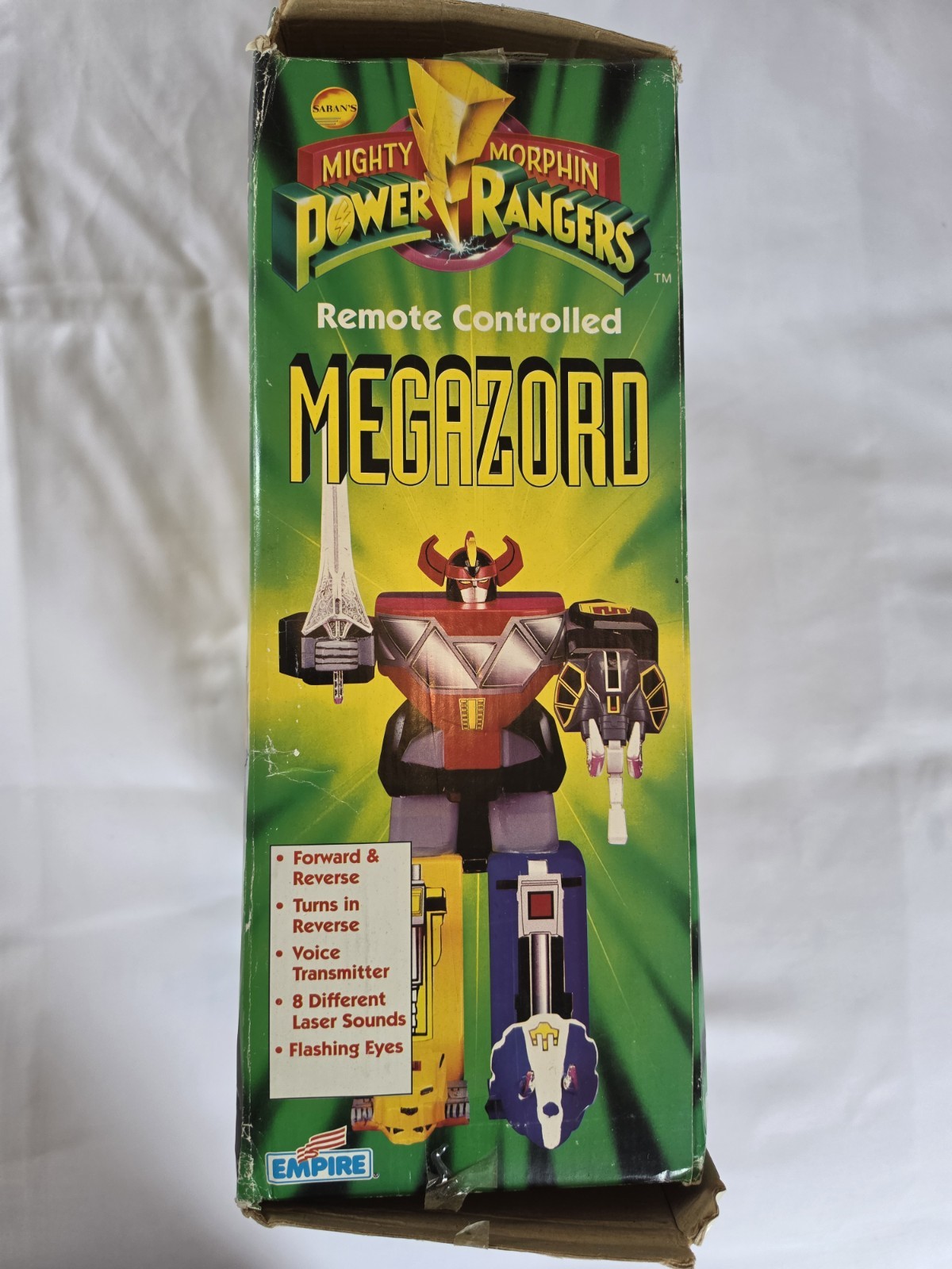 MIGHTY MORPHIN POWER RANGERS MEGAZORD ROBOT REMOTE CONTROL TOY 1994 BOXED