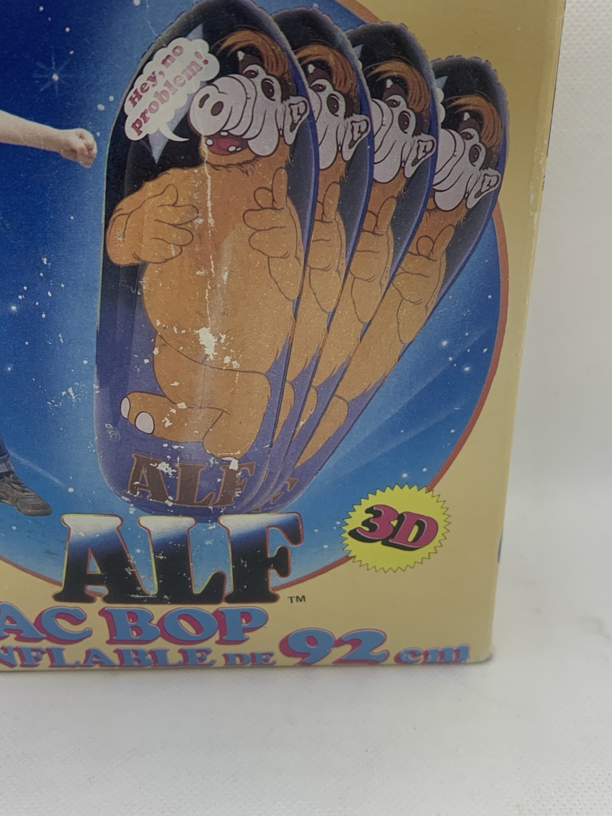 Vintage 1987 ALF TV Show 36″ Inflatable Bop Bag 3D No. 7415 Imperial Toy Corp