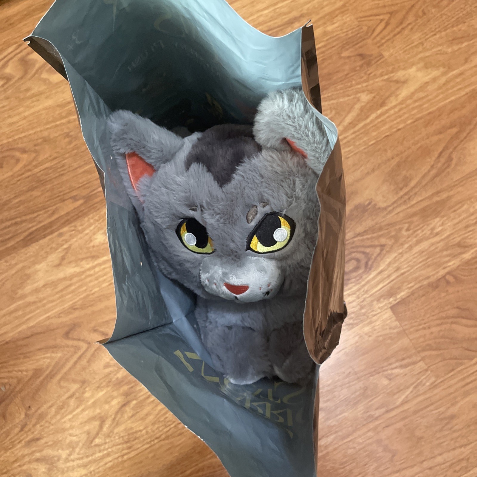 Warrior Cats Graystripe 11″ Large Mystery Plush Series 1 Thunderclan Greystripe