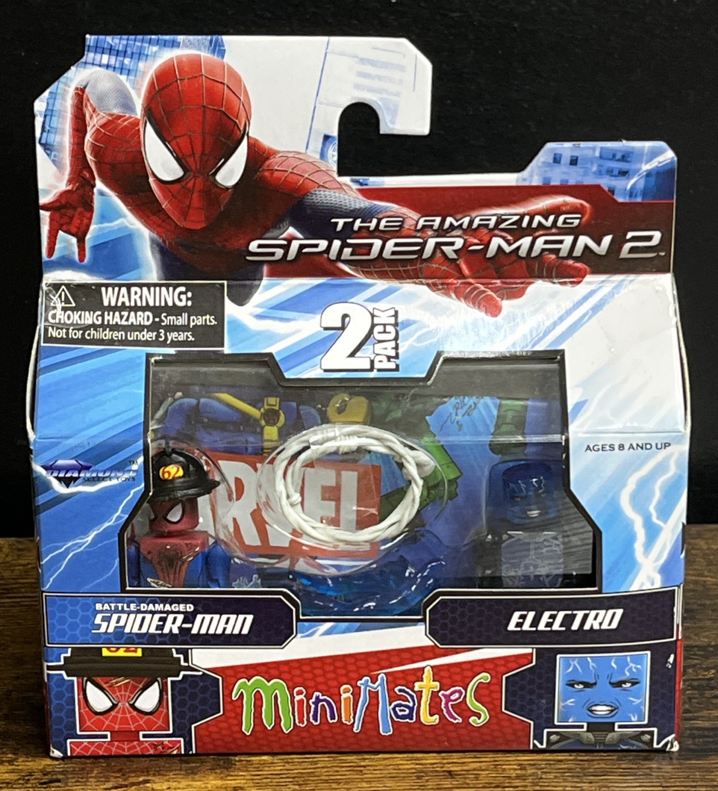 Marvel Minimates The Amazing Spider-Man 2 Battle Damaged & Electro 2 Pack 2014