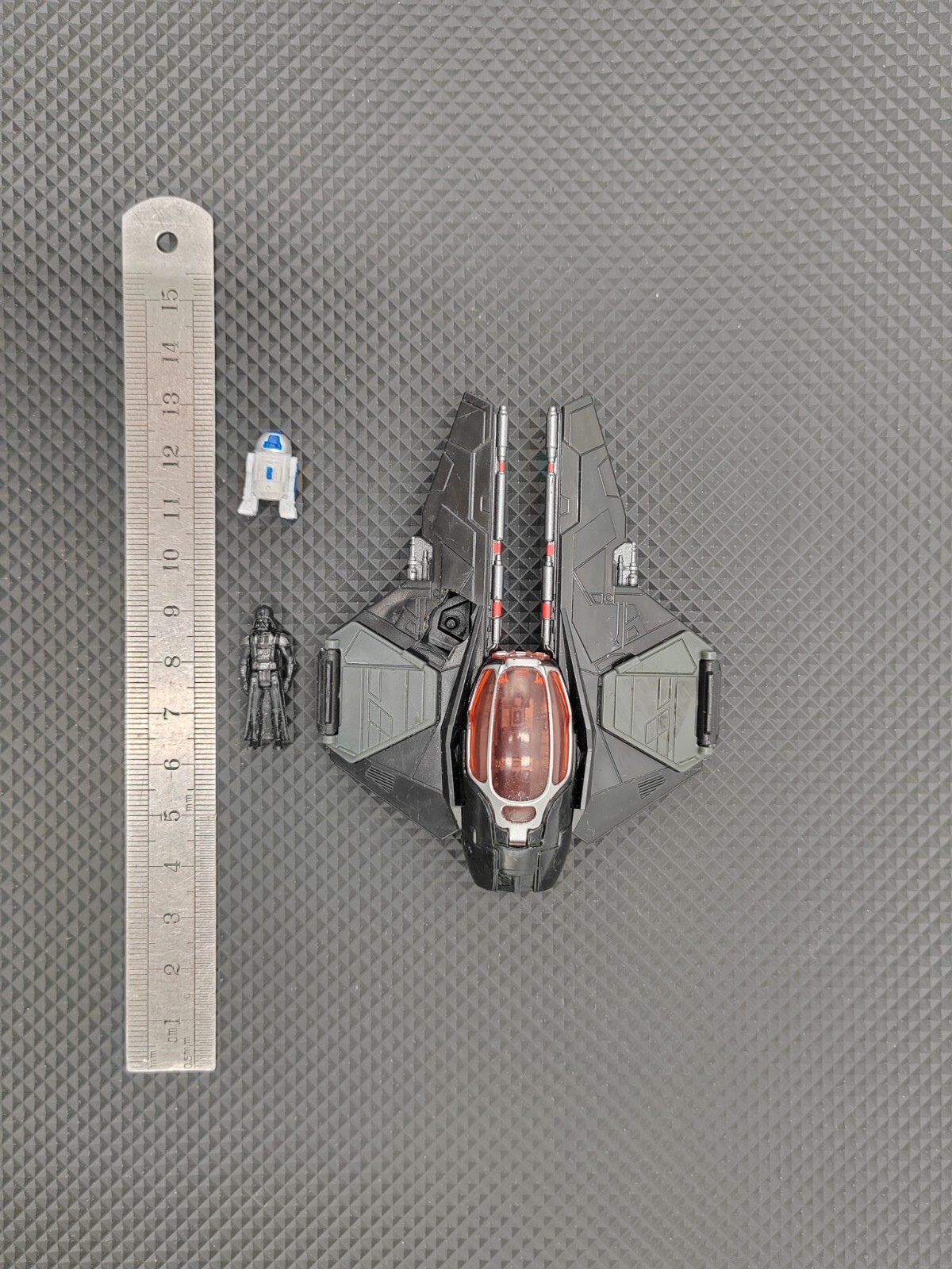 STAR WARS Micro Galaxy Squadron S5 Darth Vader’s Sith Interceptor CHASE RARE!