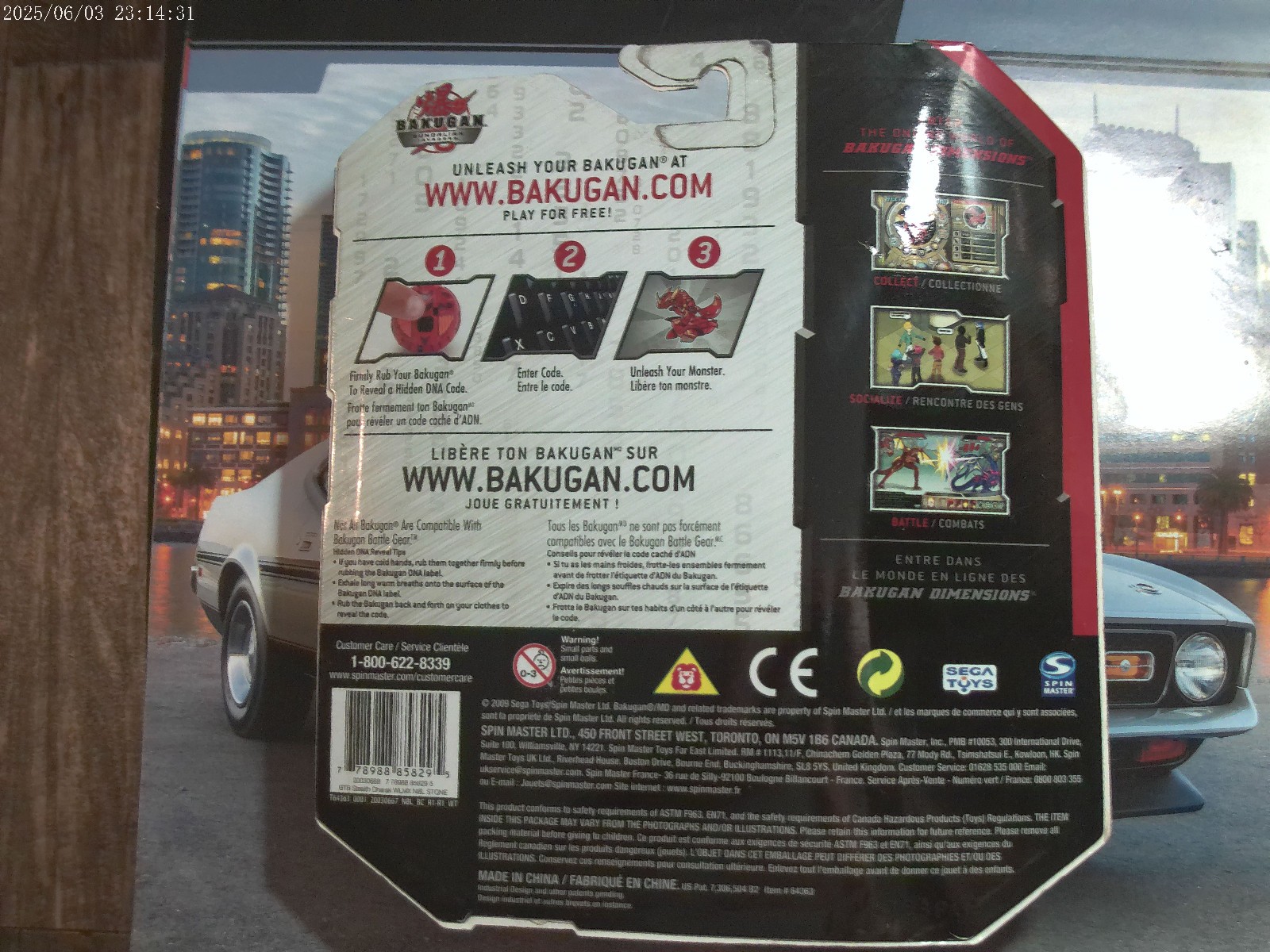 Bakugan Dharak 750G Gray Haos Bakugranite Gundalian Invaders Walmart Exclusive