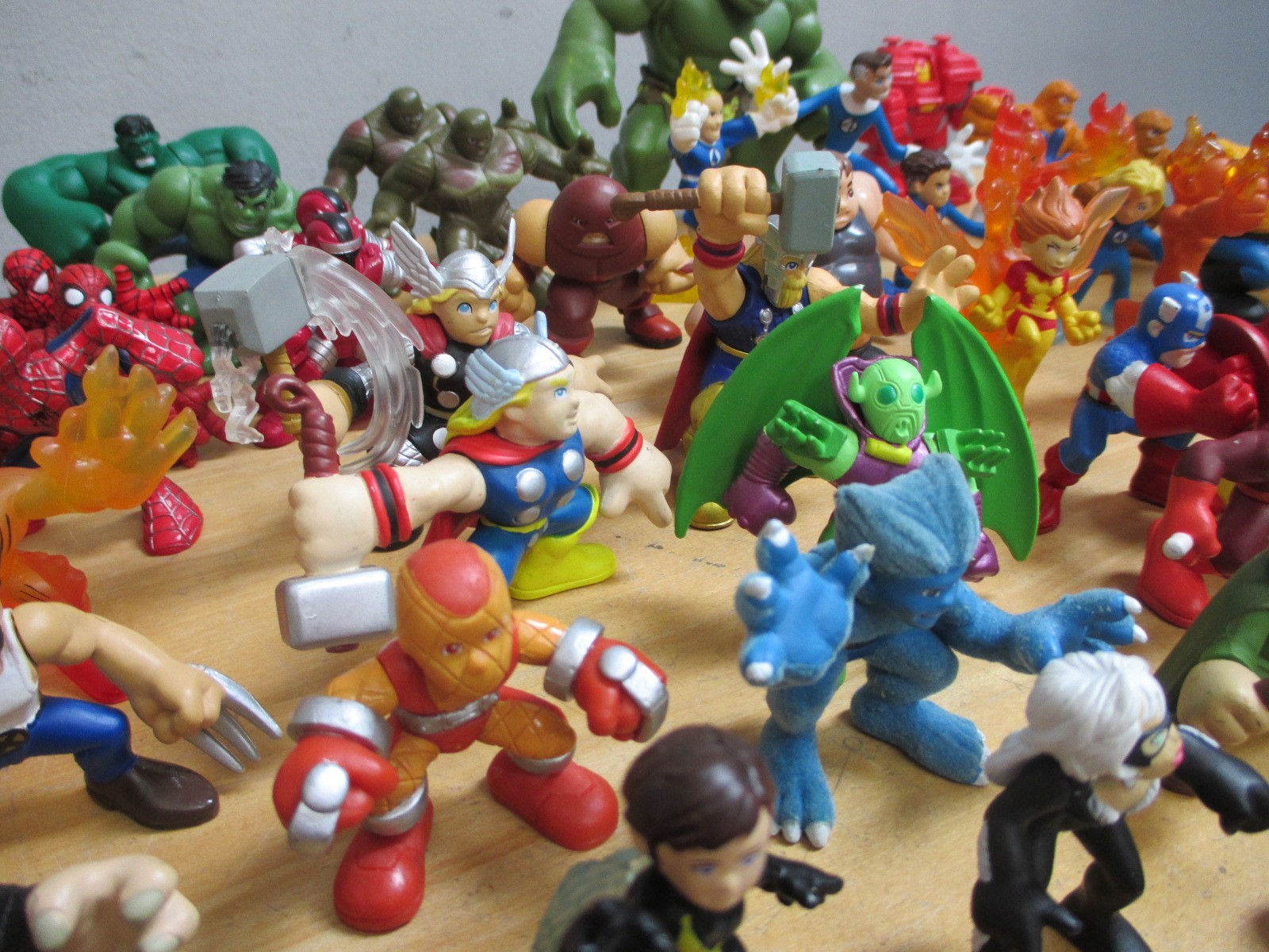 85 Marvel Superhero Squad 3” Figure Lot Hulk Spiderman Dr Strange