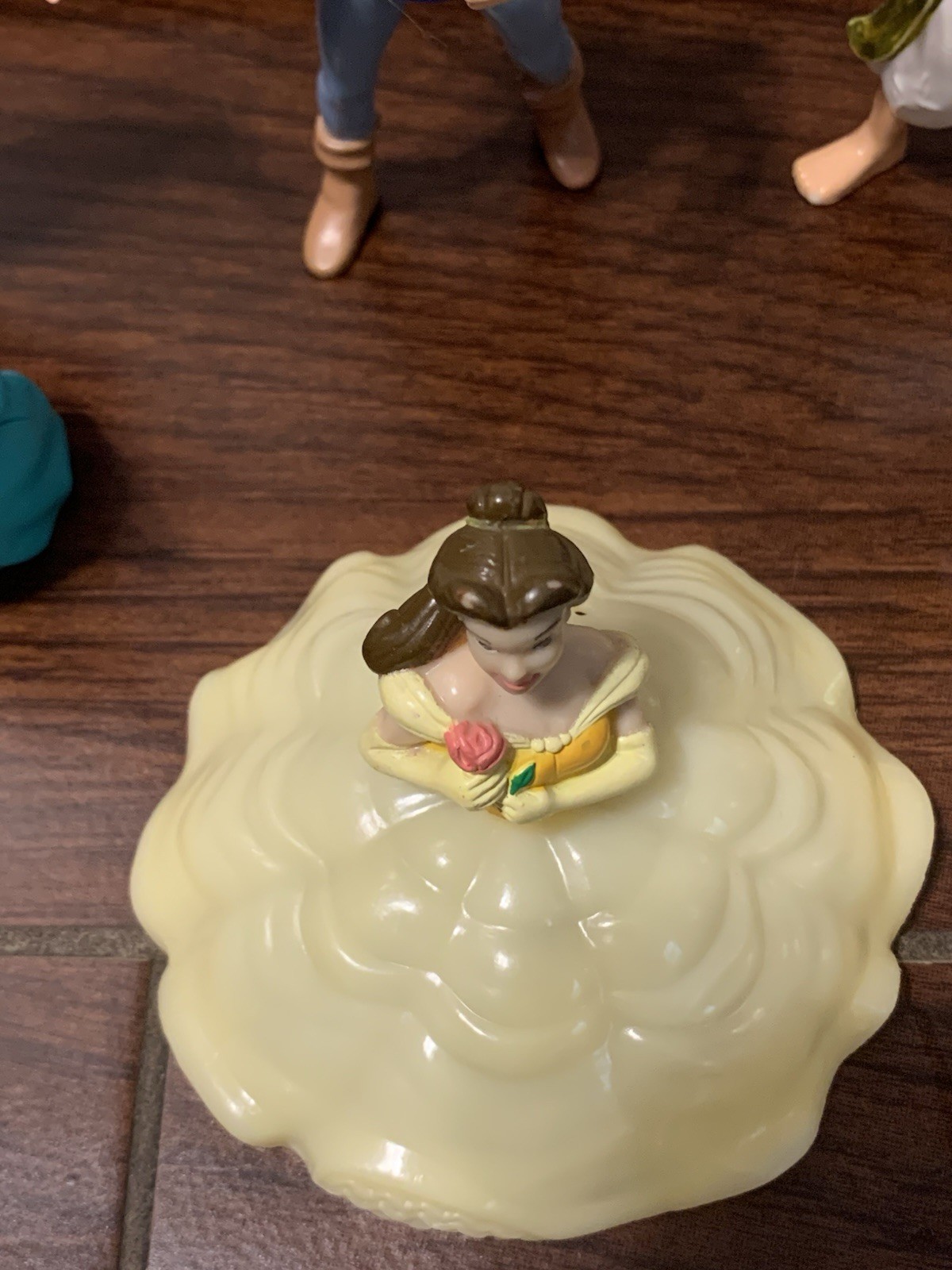 Vintage Disney Toy Play Figures, Prince & Princesses Cake Toppers Lot Of 6-Party