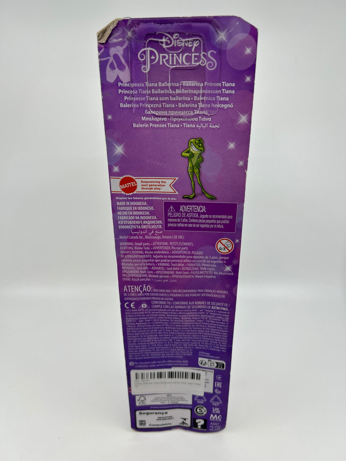 Disney Princess Tiana Ballerina Doll for Girls Ages 3 and Up