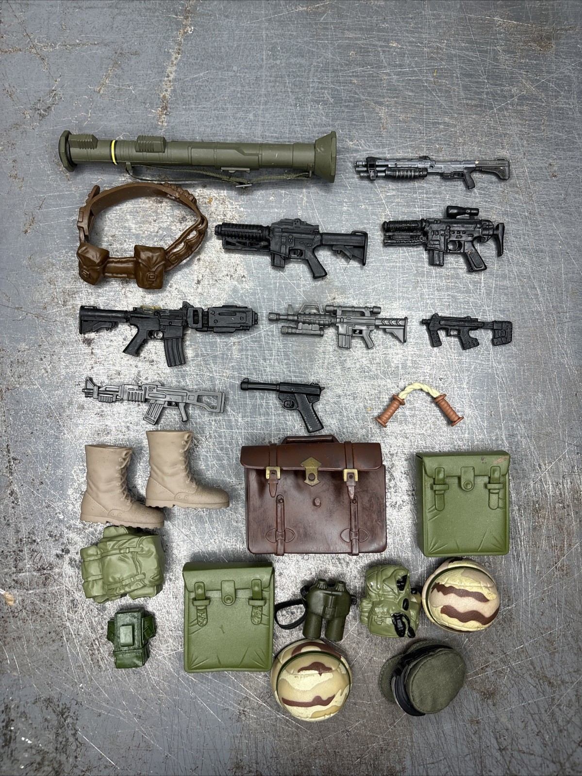 1/6 Scale Military GI Joe 21st Century Figure Boots Gear Accessories Guns Lot