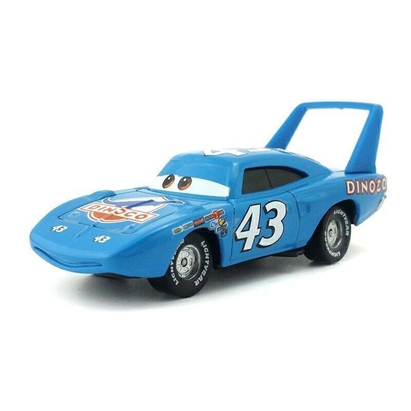2Pcs Disney Pixar Cars No.43 The DiNOco King Hauler Truck 1:55 Diecast Toys Set~