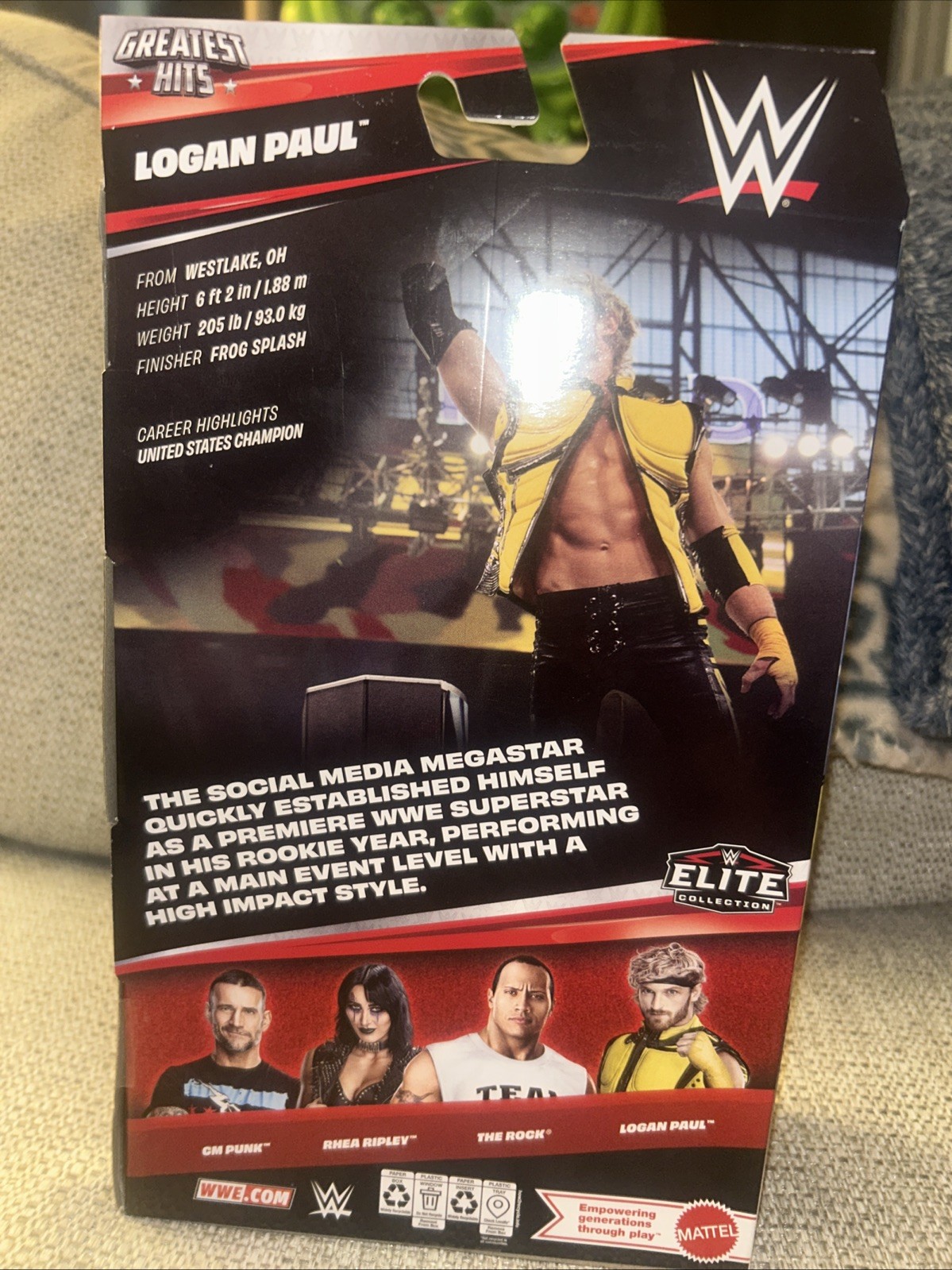 2026 WWE Mattel Elite Collection Greatest Hits Series 11 Logan Paul Figure New