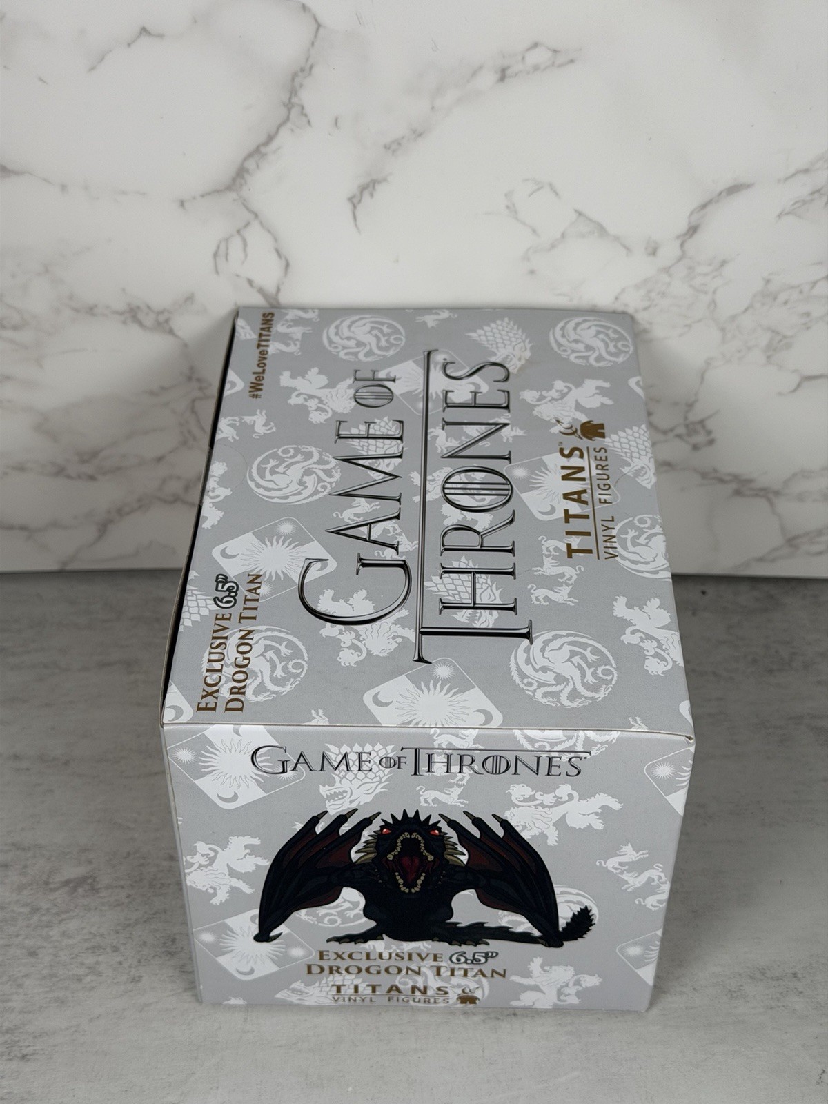 Game Of Thrones Titan Vinyl Figures Exclusive Drogon Titan Hot Topic Exclusive
