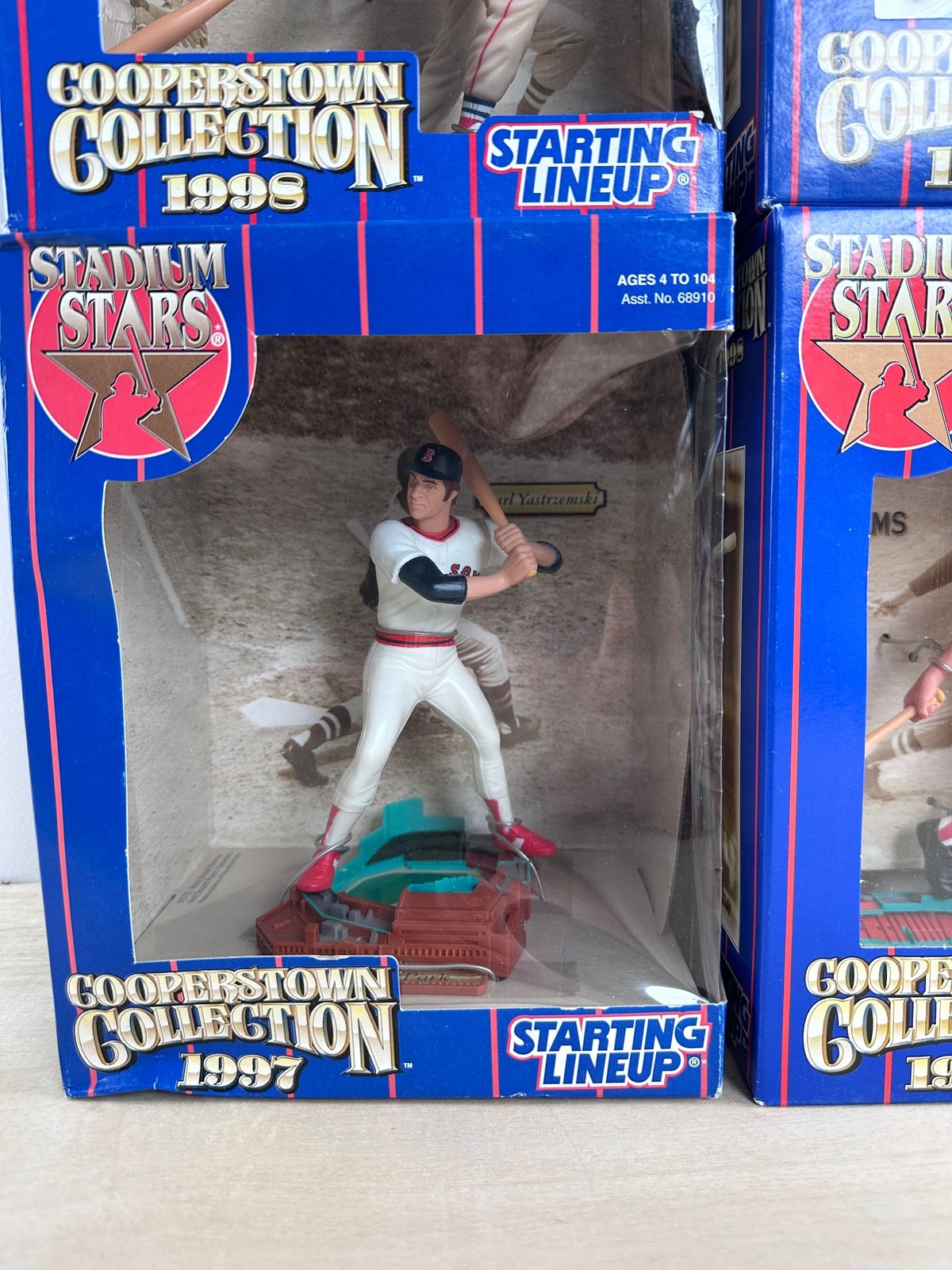 Starting Lineup Stadium Stars Ted Williams Lot 5 Cooperstown 1997 1998 Figures