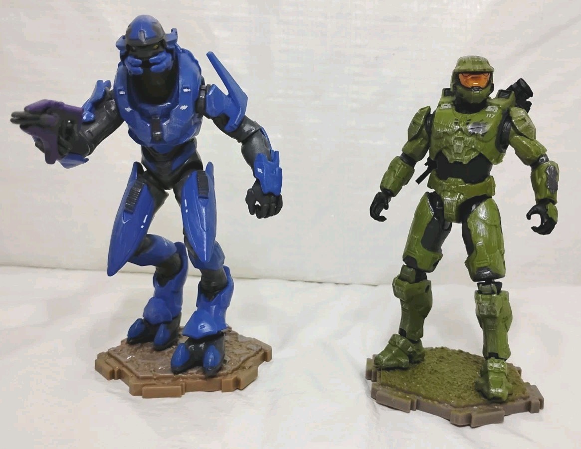 Halo Infinite Collection Series 3 Elite Mercenary Master Chied Action Figure Lot
