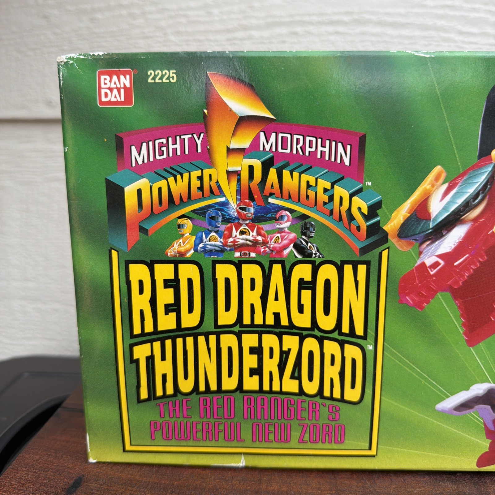 Red Dragon Thunderzord Power Rangers 1994 Bandai Action Figure NEW Box Damage
