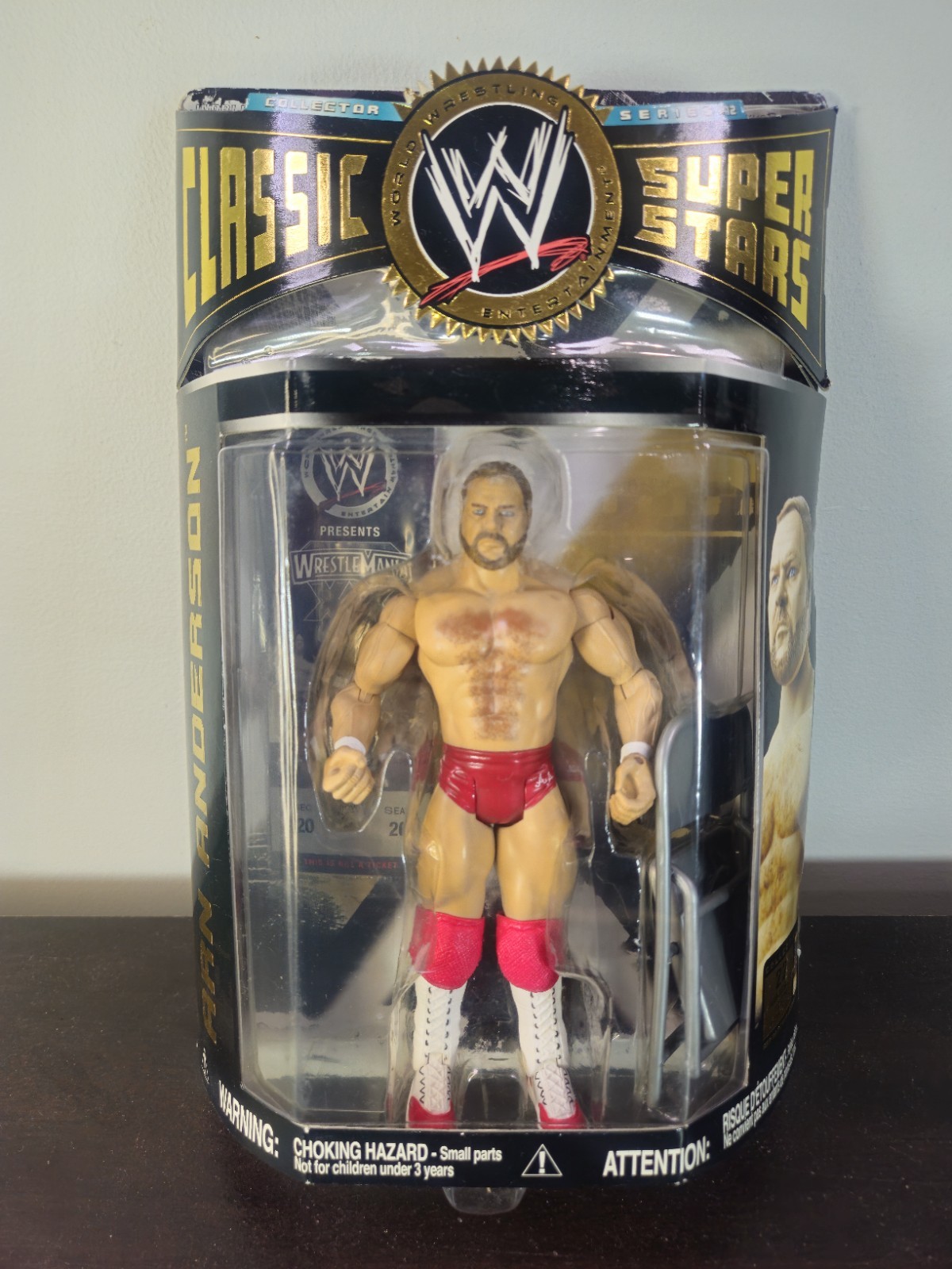 WWE CLASSIC SUPERSTARS SERIES 12 ARN ANDERSON FIGURE JAKKS PACIFIC BRAND NEW
