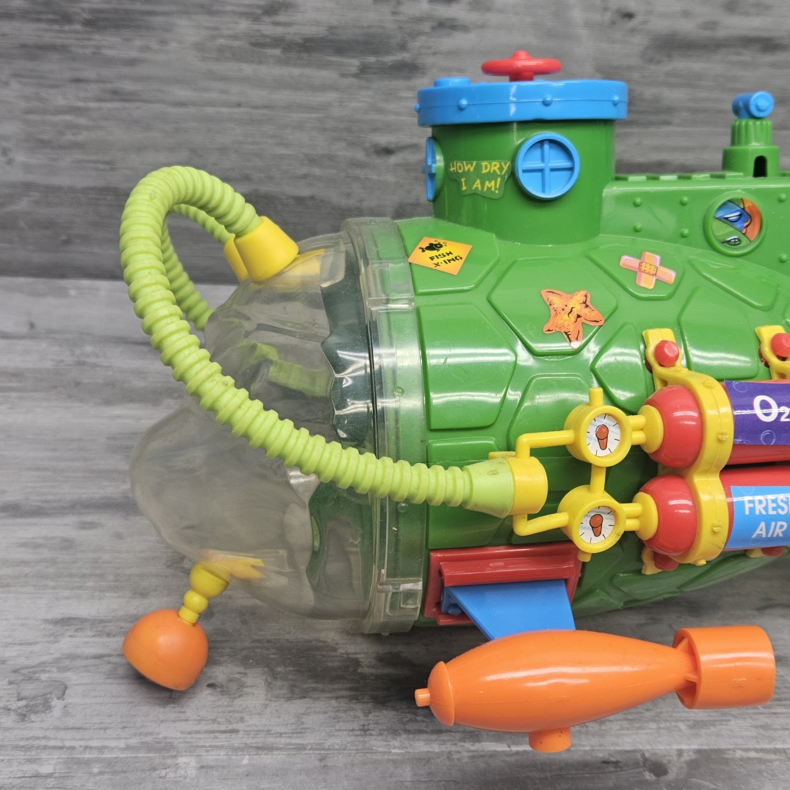 Vtg TMNT 1991 Teenage Mutant Ninja Turtles Sewer Sub Mirage Playmates Incomplete