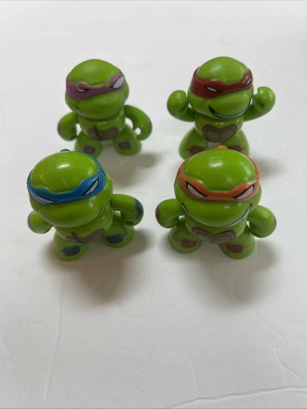4Pcs Teenage Mutant Ninja Turtles Mini Action Figures Toy Tmnt Collection